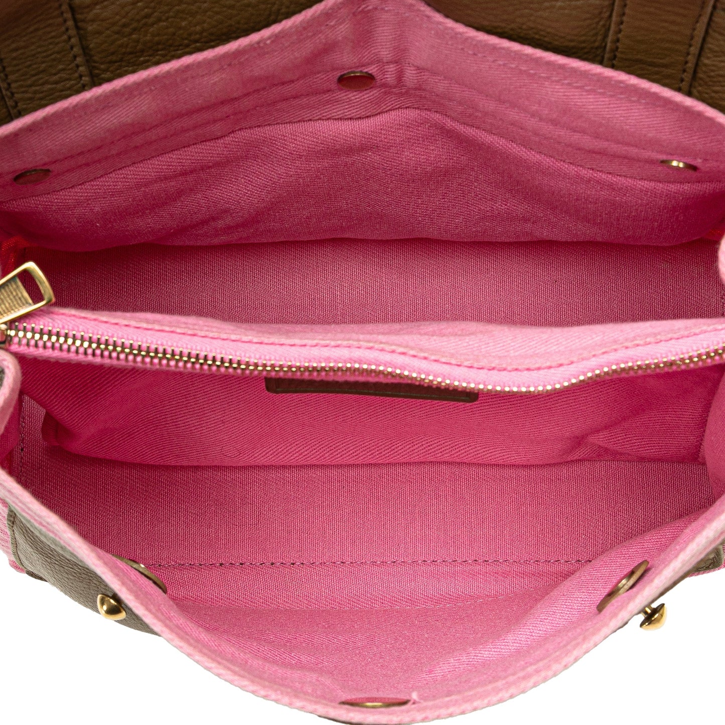 Yves Saint Laurent Small Leather Muse Two Satchel Brown