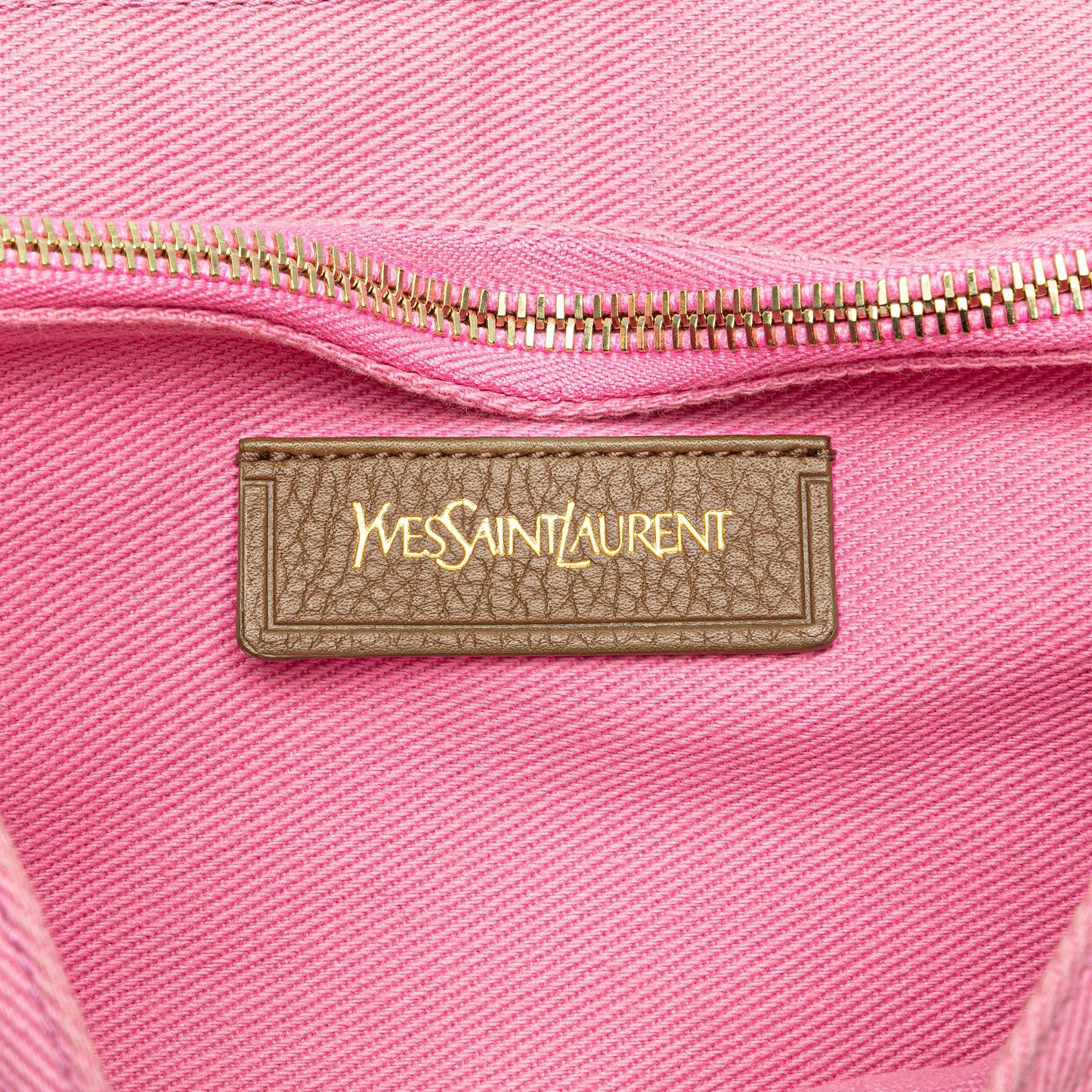 Yves Saint Laurent Small Leather Muse Two Satchel Brown