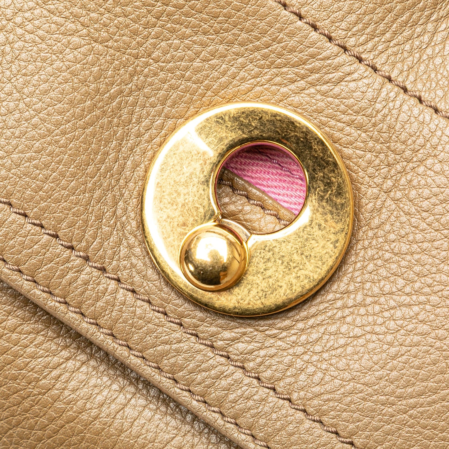 Yves Saint Laurent Small Leather Muse Two Satchel Brown