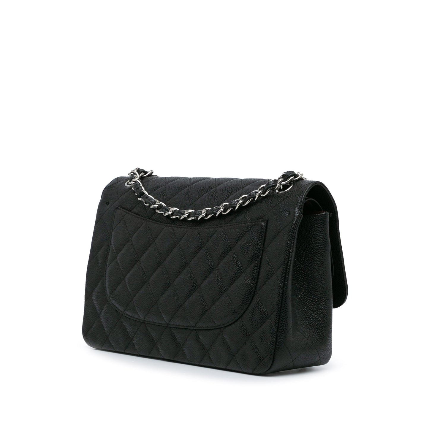 Chanel Jumbo Classic Caviar Double Flap Black