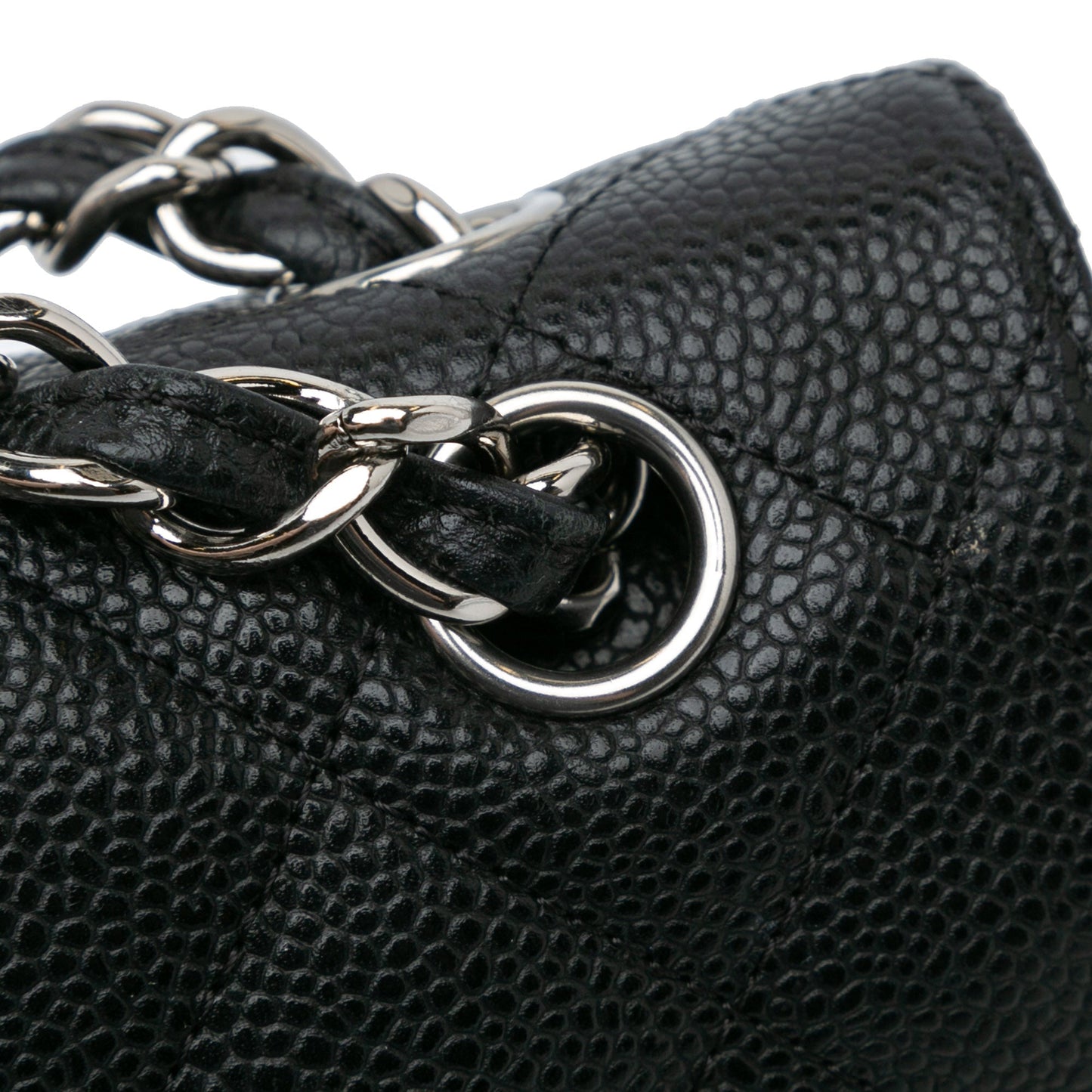 Chanel Jumbo Classic Caviar Double Flap Black