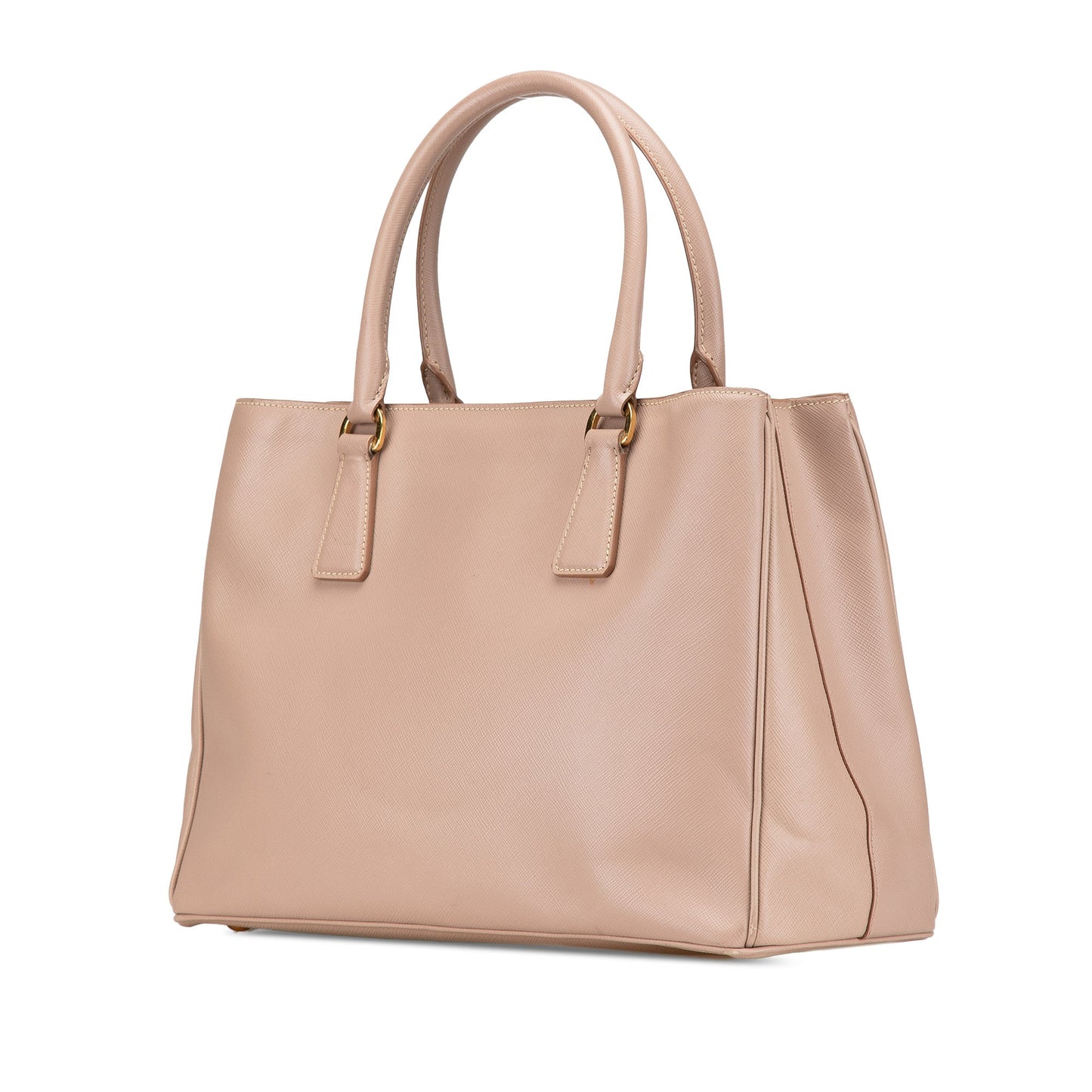 Prada Large Saffiano Lux Galleria Satchel Brown