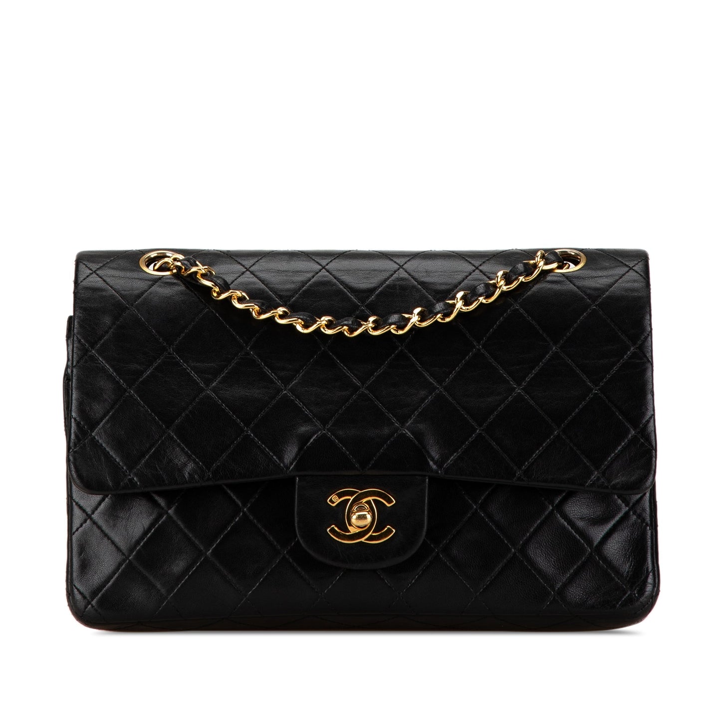 Chanel Medium Classic Lambskin Double Flap Black