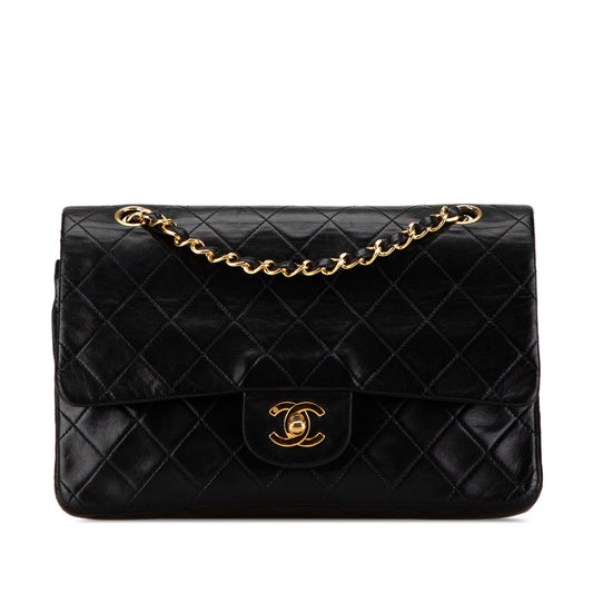 Chanel Medium Classic Lambskin Double Flap Black