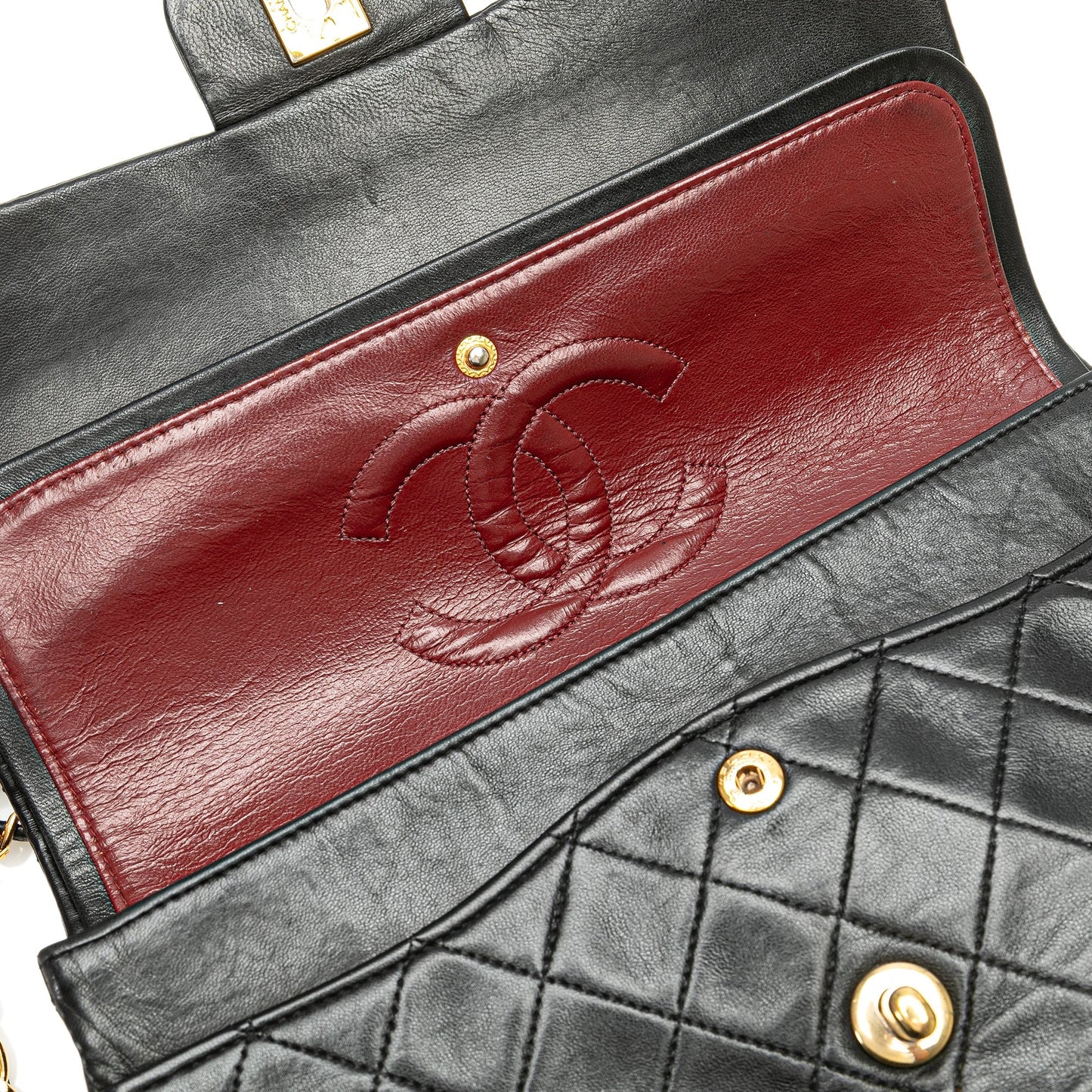 Chanel Medium Classic Lambskin Double Flap Black