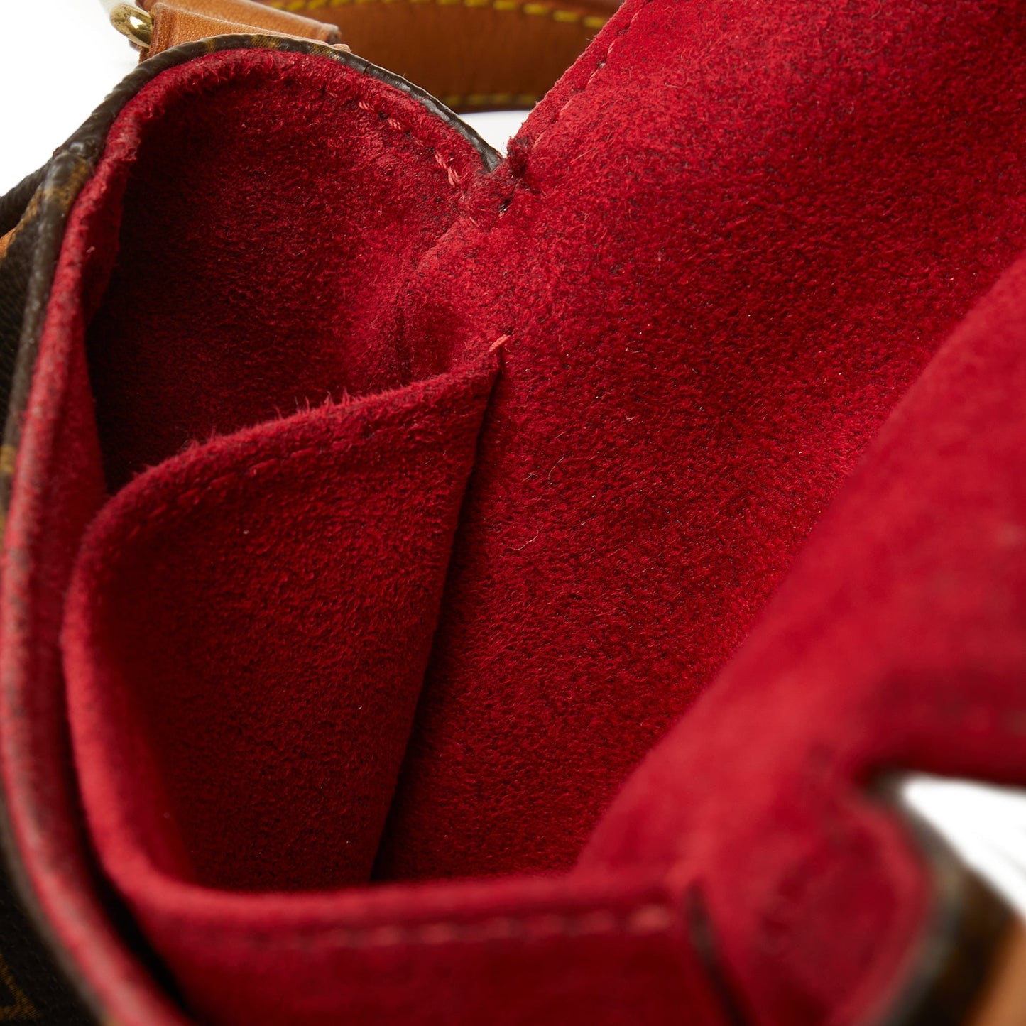 Louis Vuitton Monogram Sac Tambourine Brown