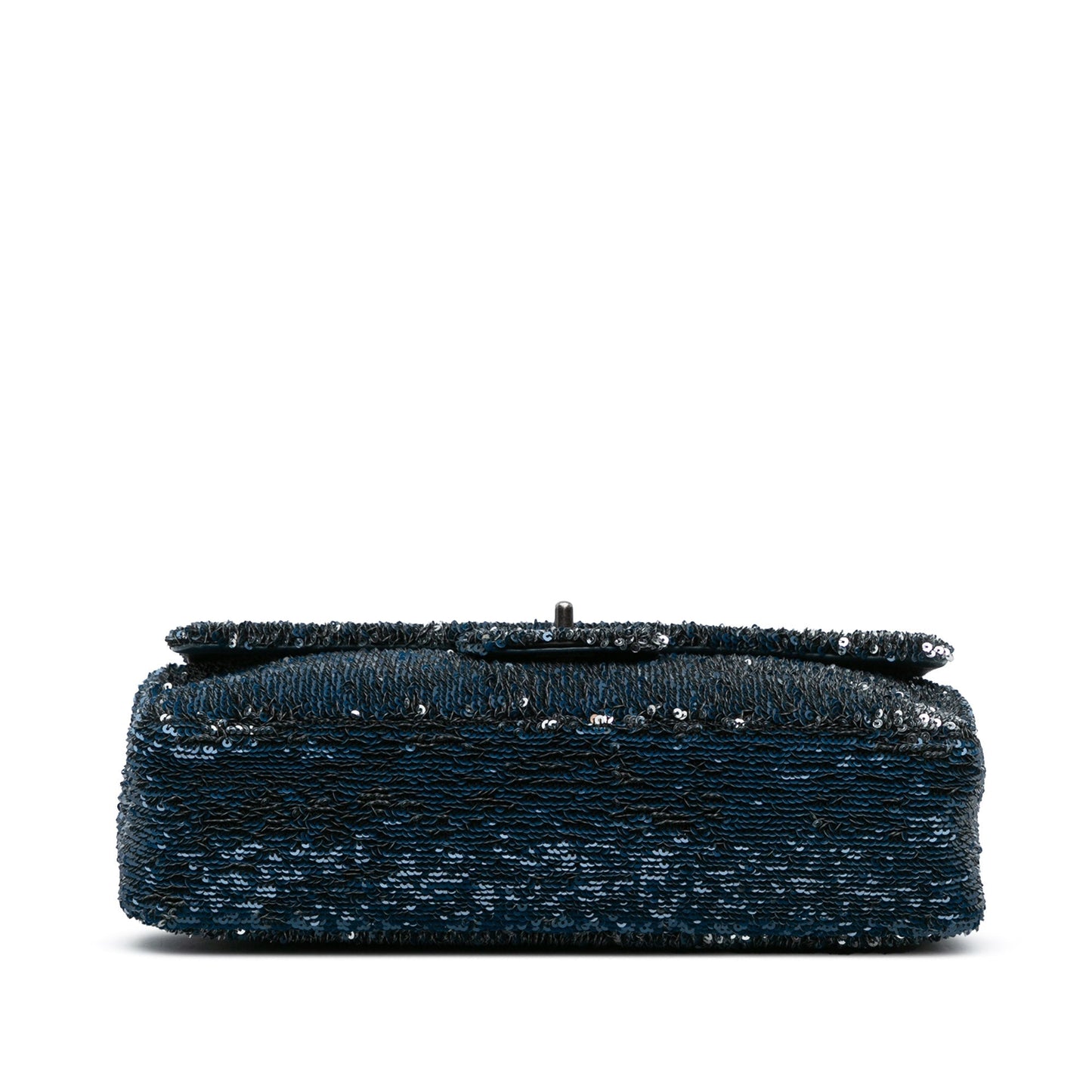Chanel Paris Cuba Medium Sequin Coco Cuba Single Flap Blue