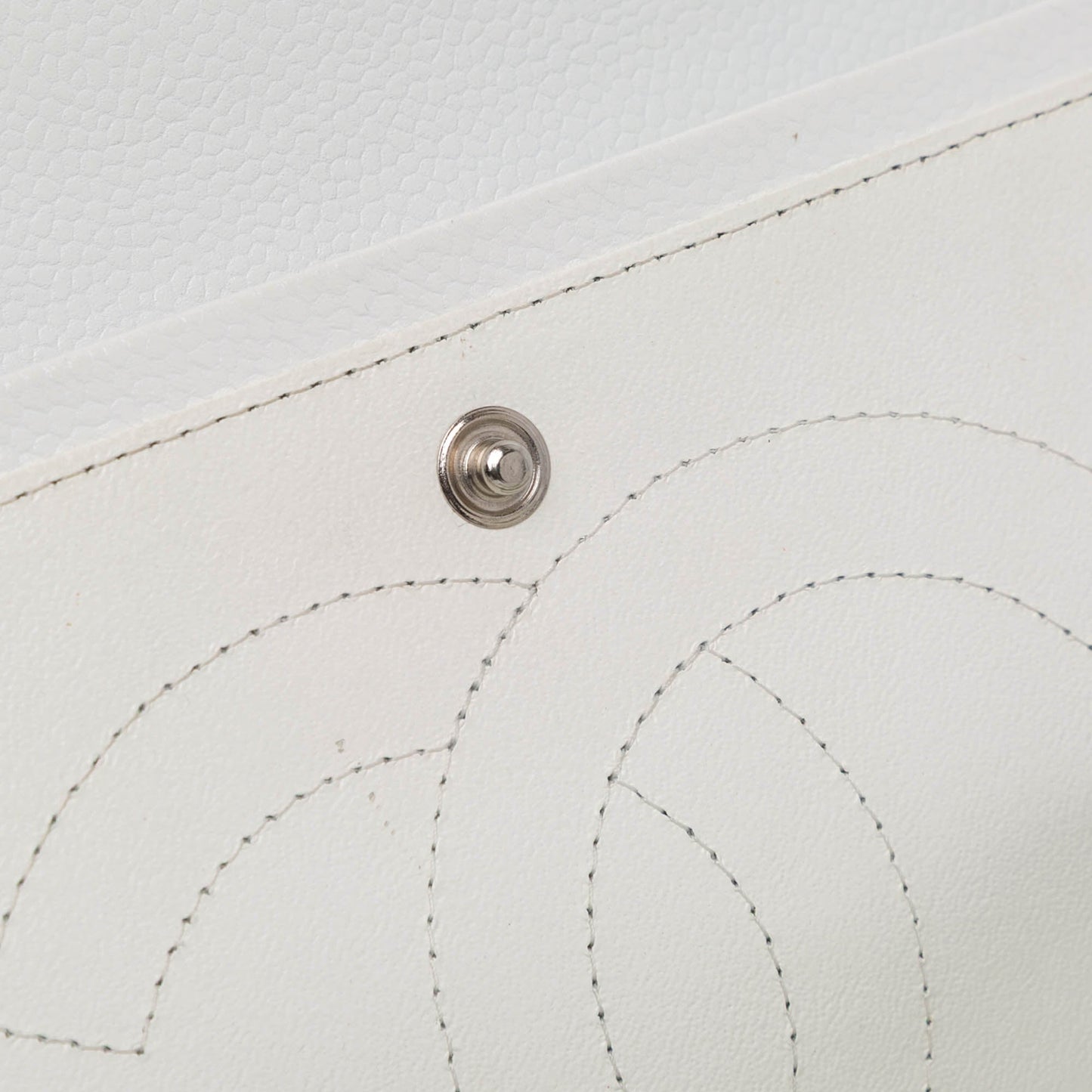 Chanel Jumbo Classic Caviar Double Flap White