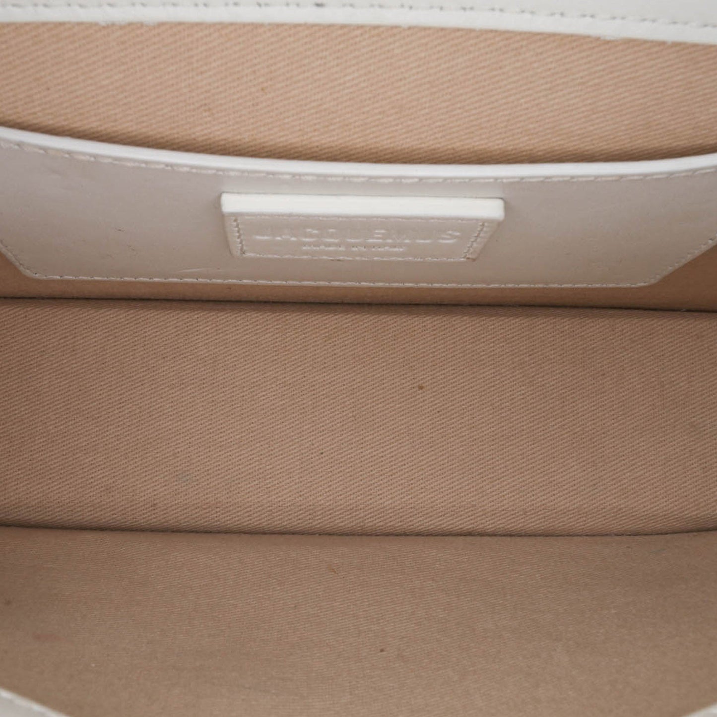 Jacquemus Calfskin Le Bambino Long White