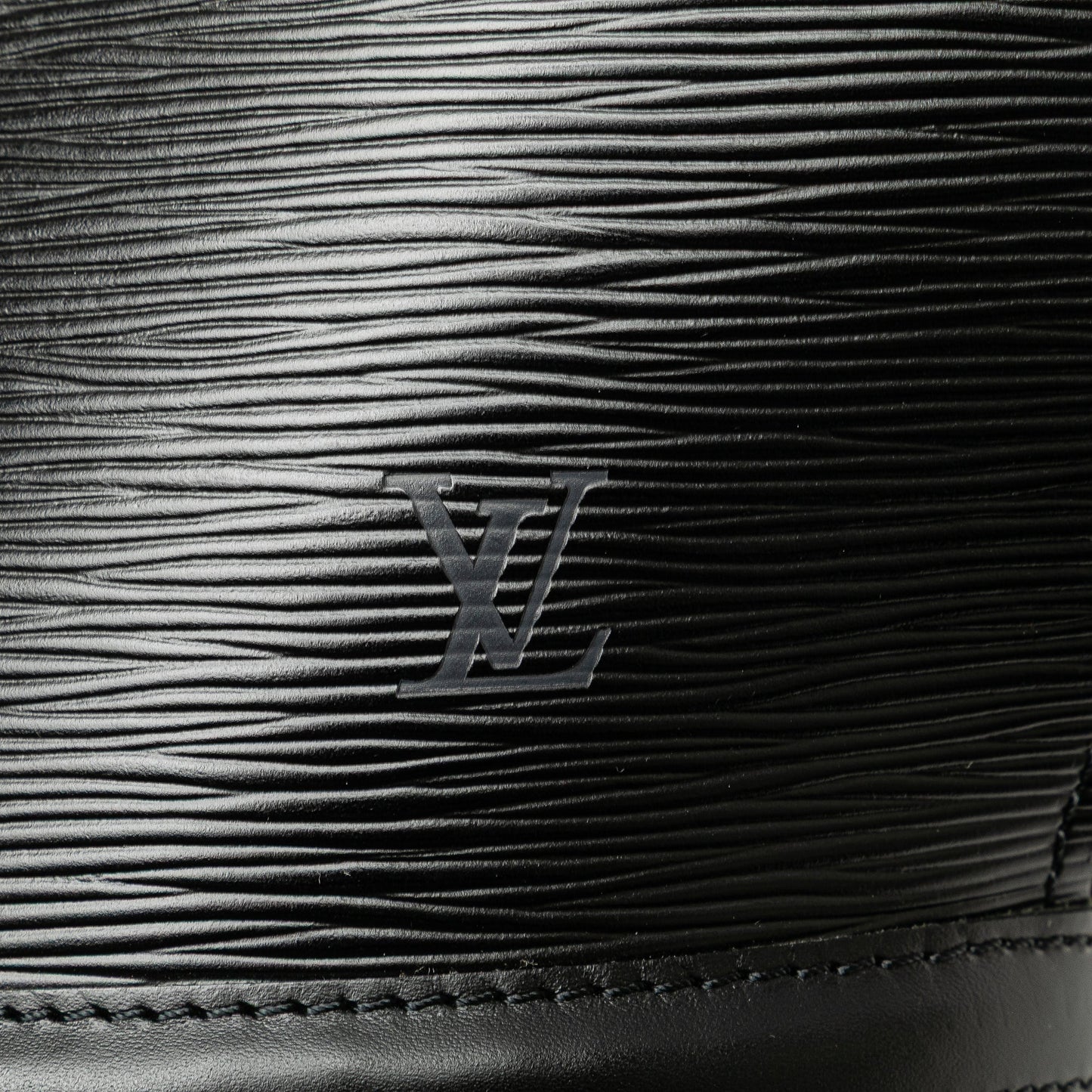 Louis Vuitton Epi Saint Jacques GM Long Strap Black