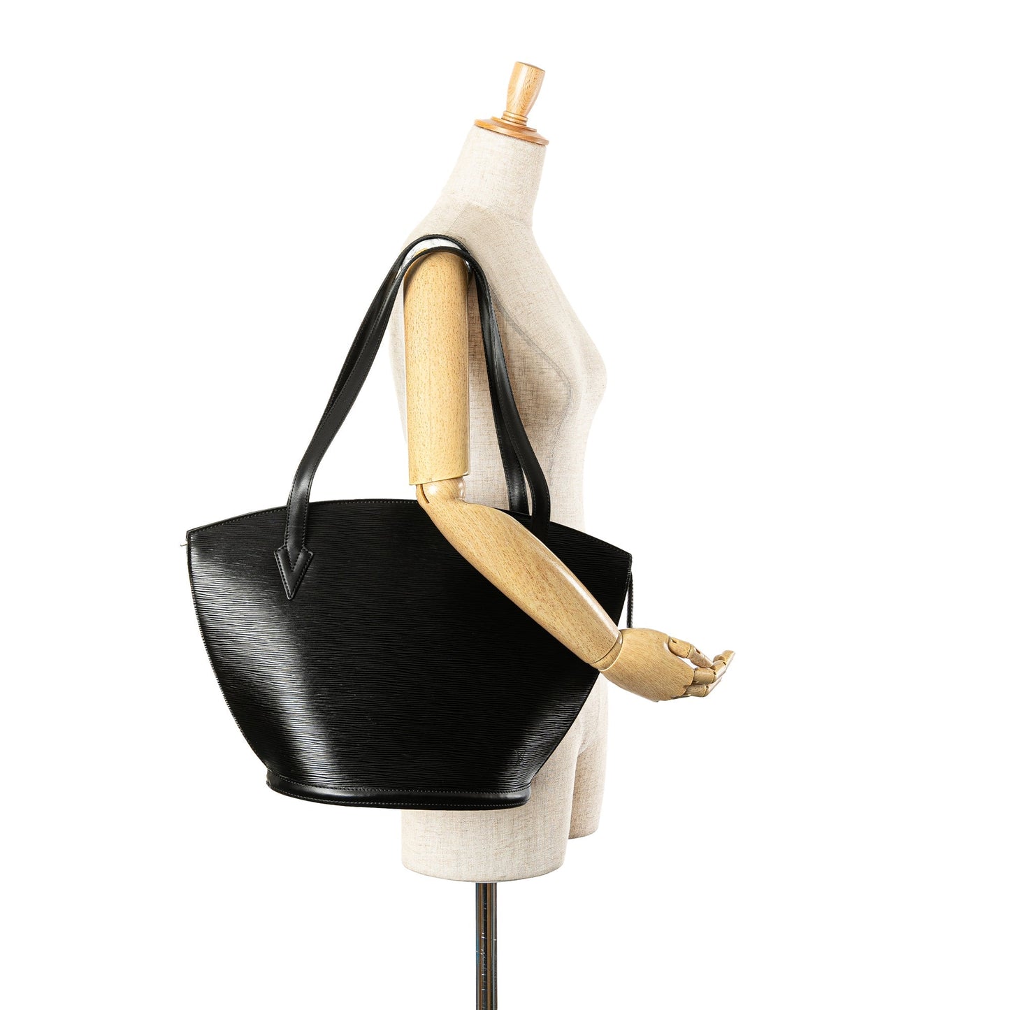 Louis Vuitton Epi Saint Jacques GM Long Strap Black