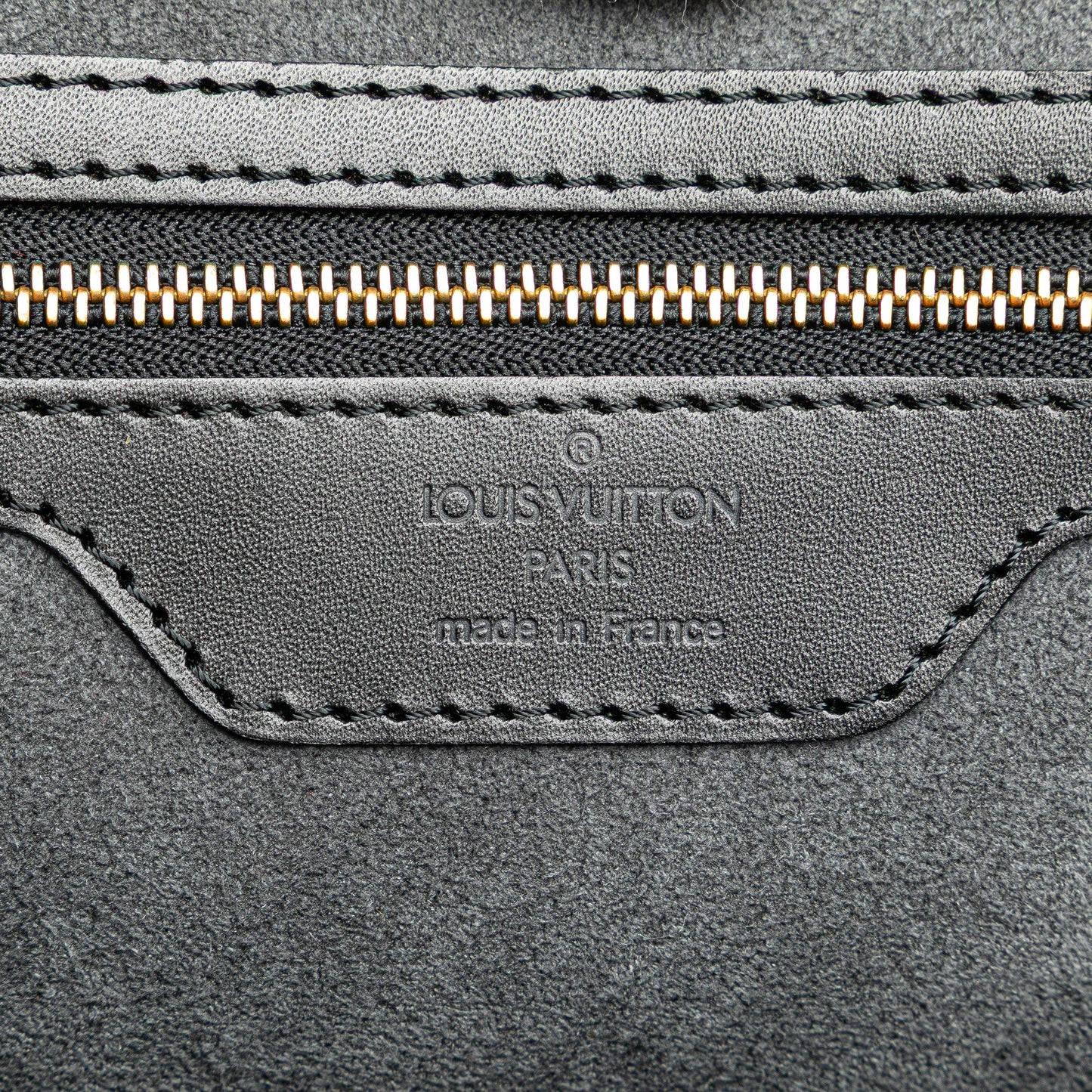Louis Vuitton Epi Saint Jacques GM Long Strap Black