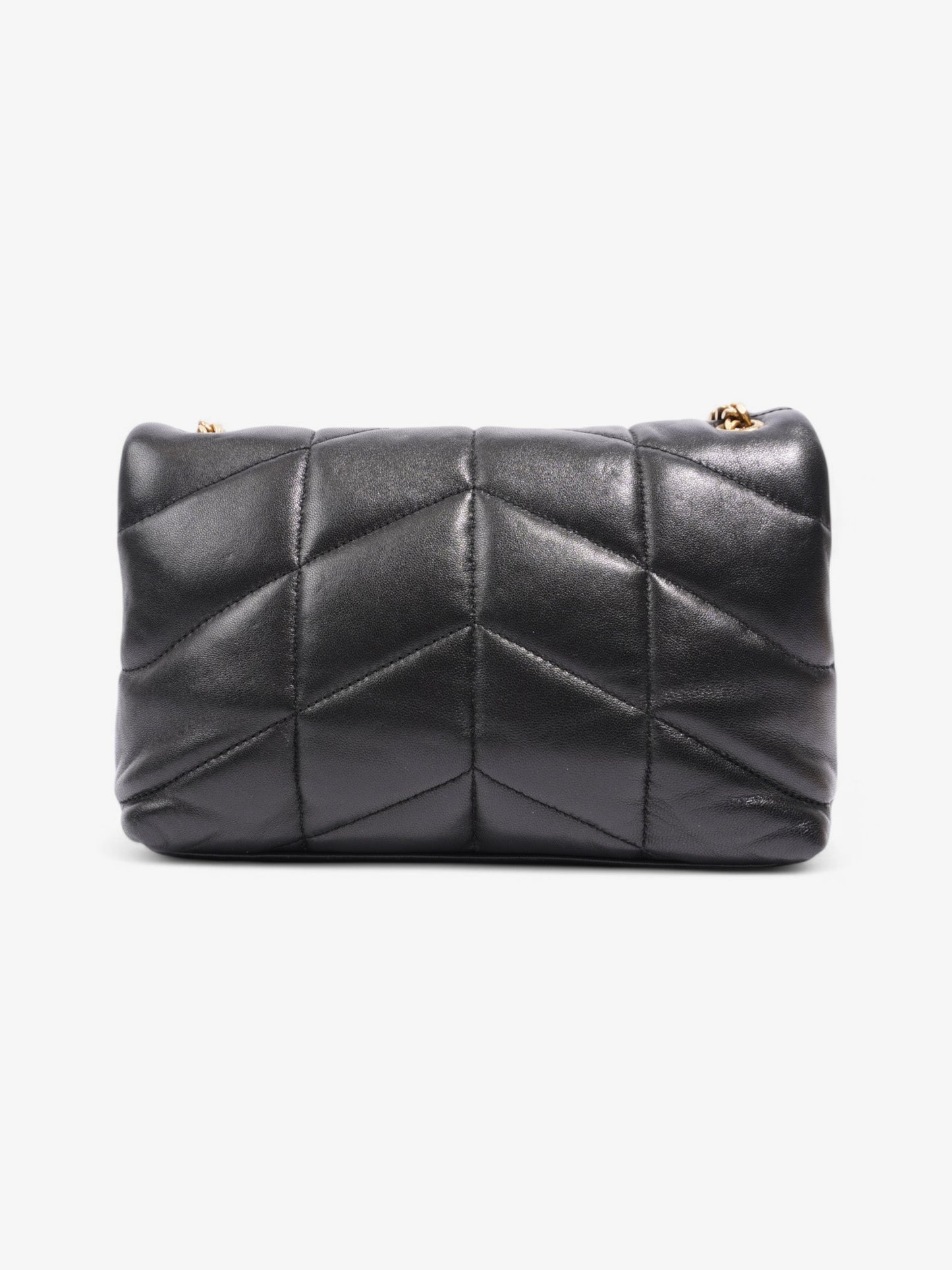 Saint Laurent Loulou Puffer Bag Black Leather Toy