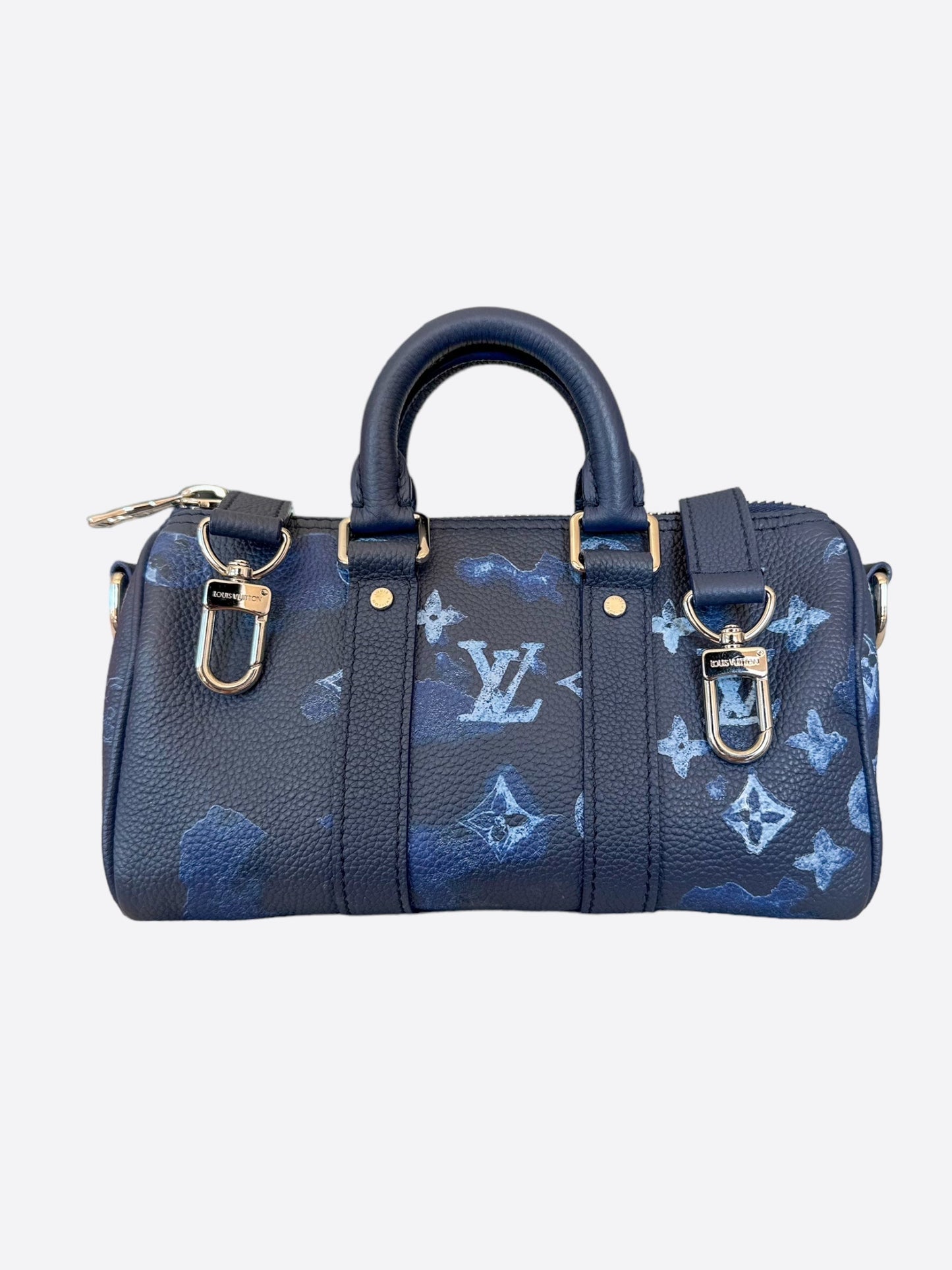 Louis Vuitton Navy Watercolor Monogram Keepall XS