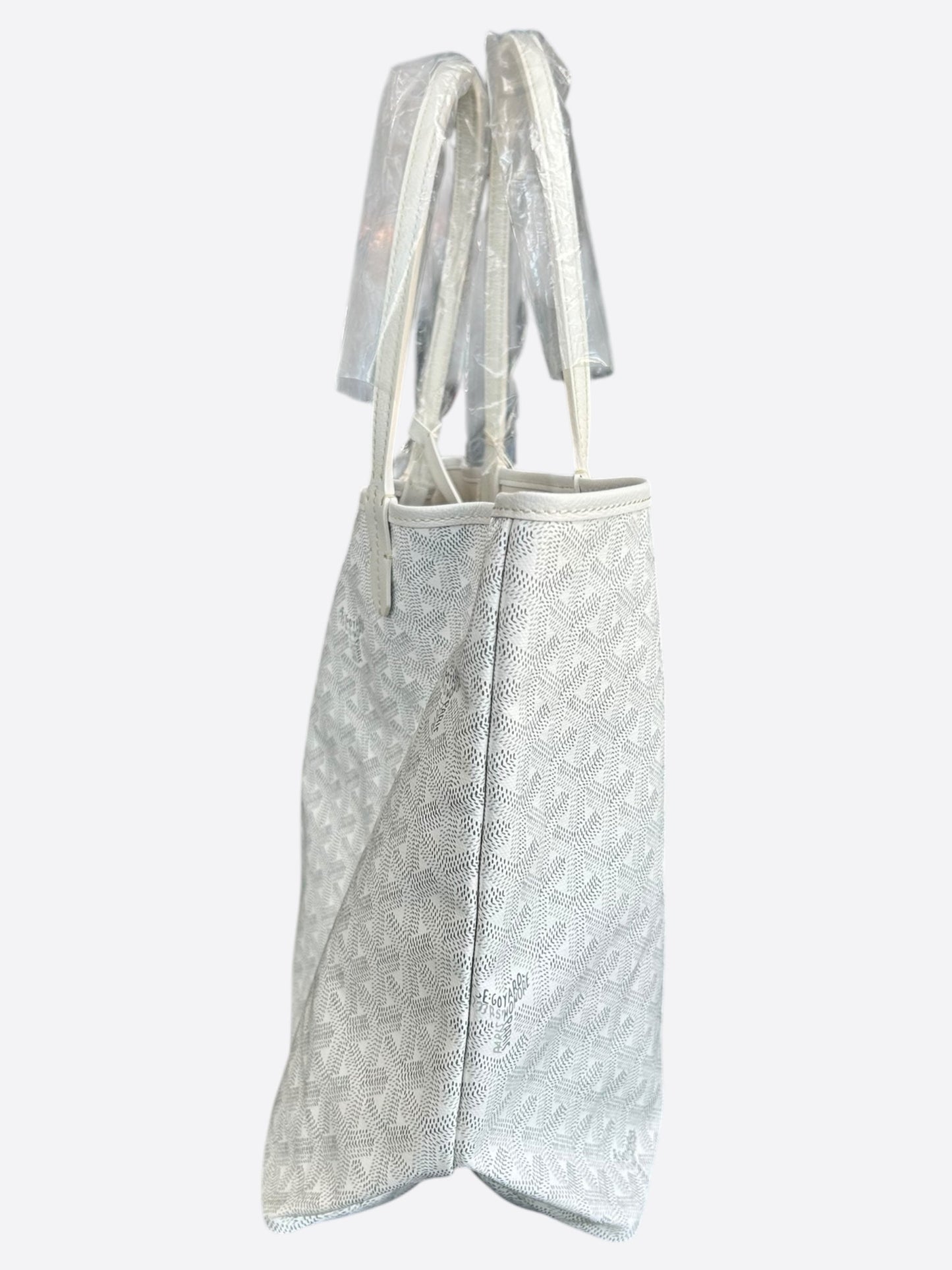 Goyard White St. Louis PM Tote Bag