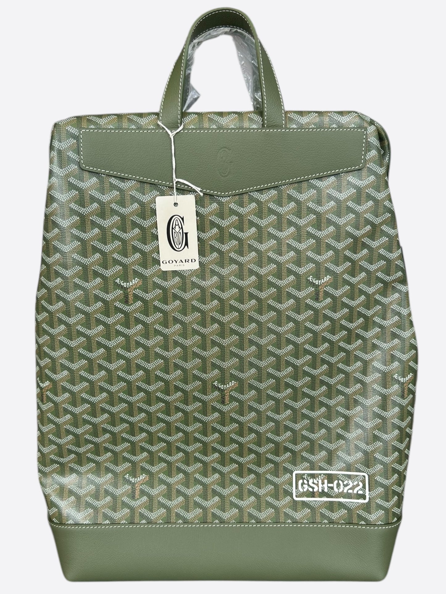 Goyard Khaki Cisalpin Backpack