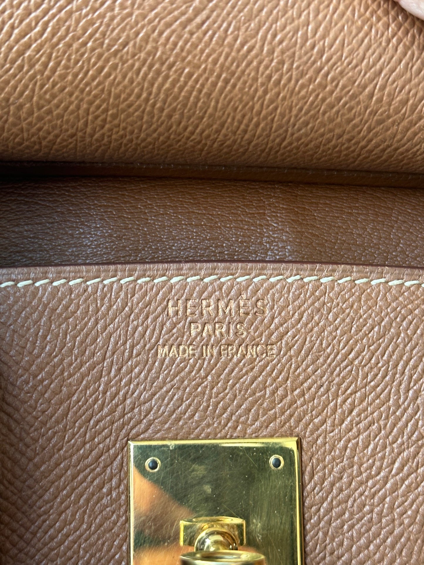 Hermes Gold Epsom Birkin 30