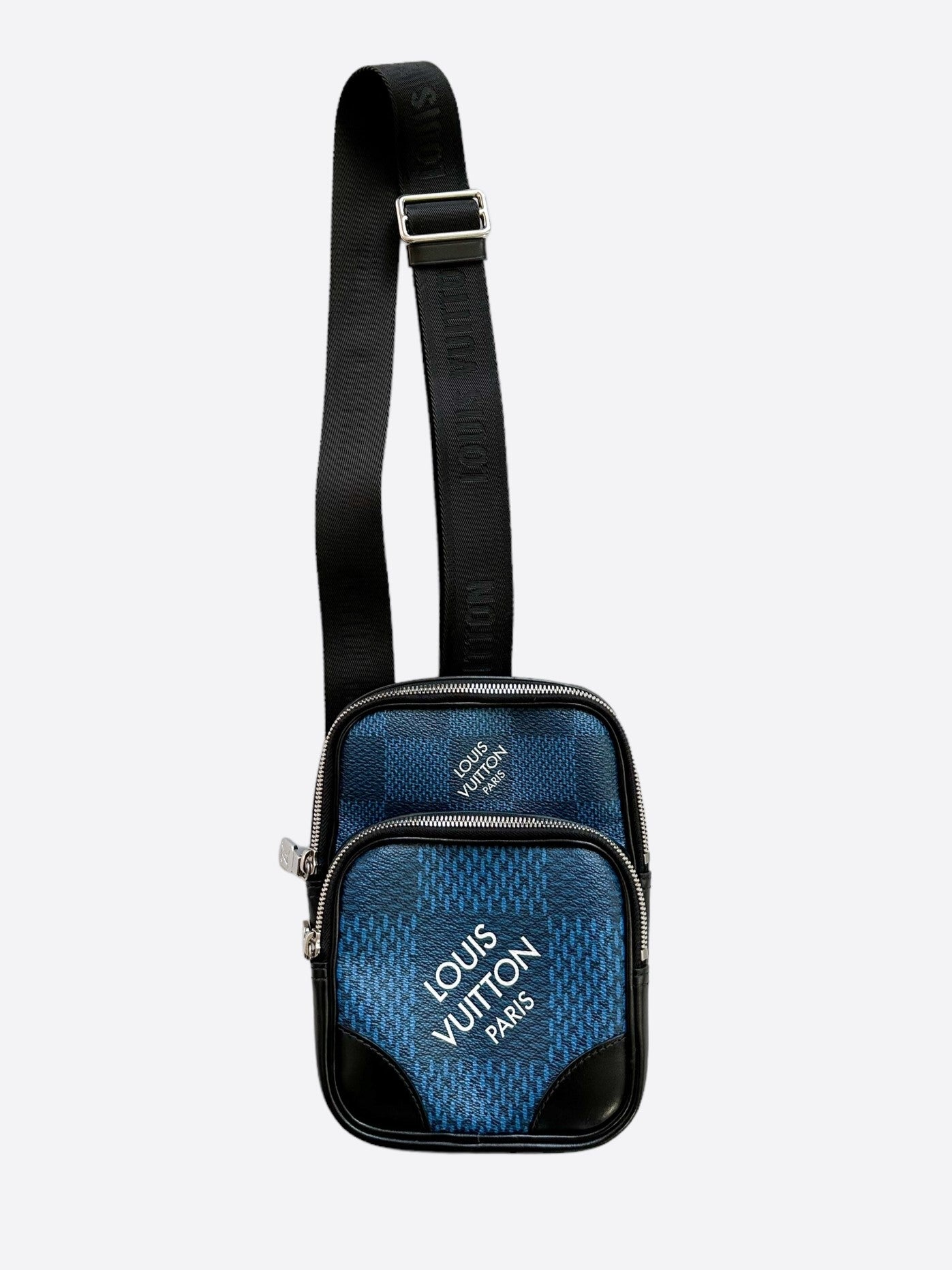 Louis Vuitton Blue Damier Amazon 3D Sling Bag