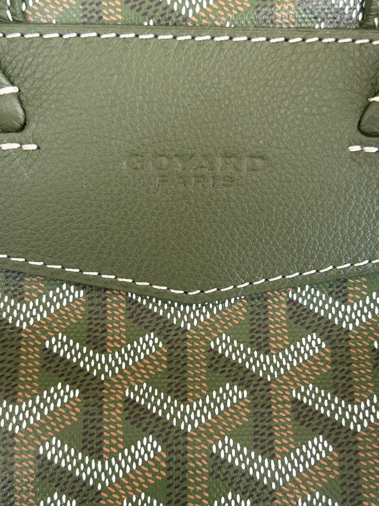 Goyard Khaki Cisalpin Backpack