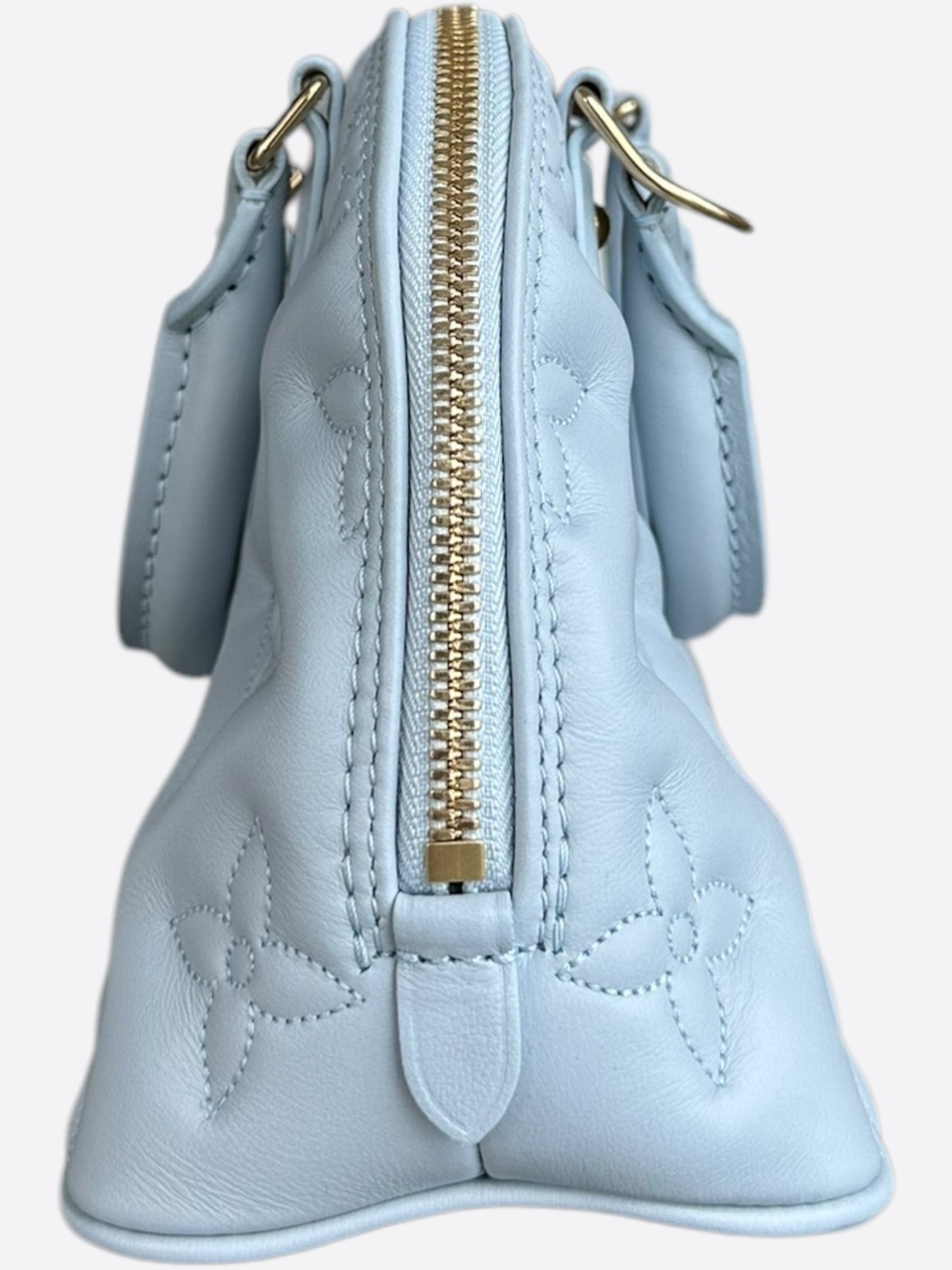Louis Vuitton Blue Glacier Monogram Alma BB