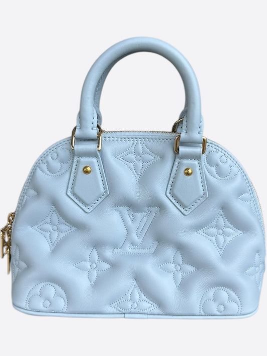Louis Vuitton Blue Glacier Monogram Alma BB