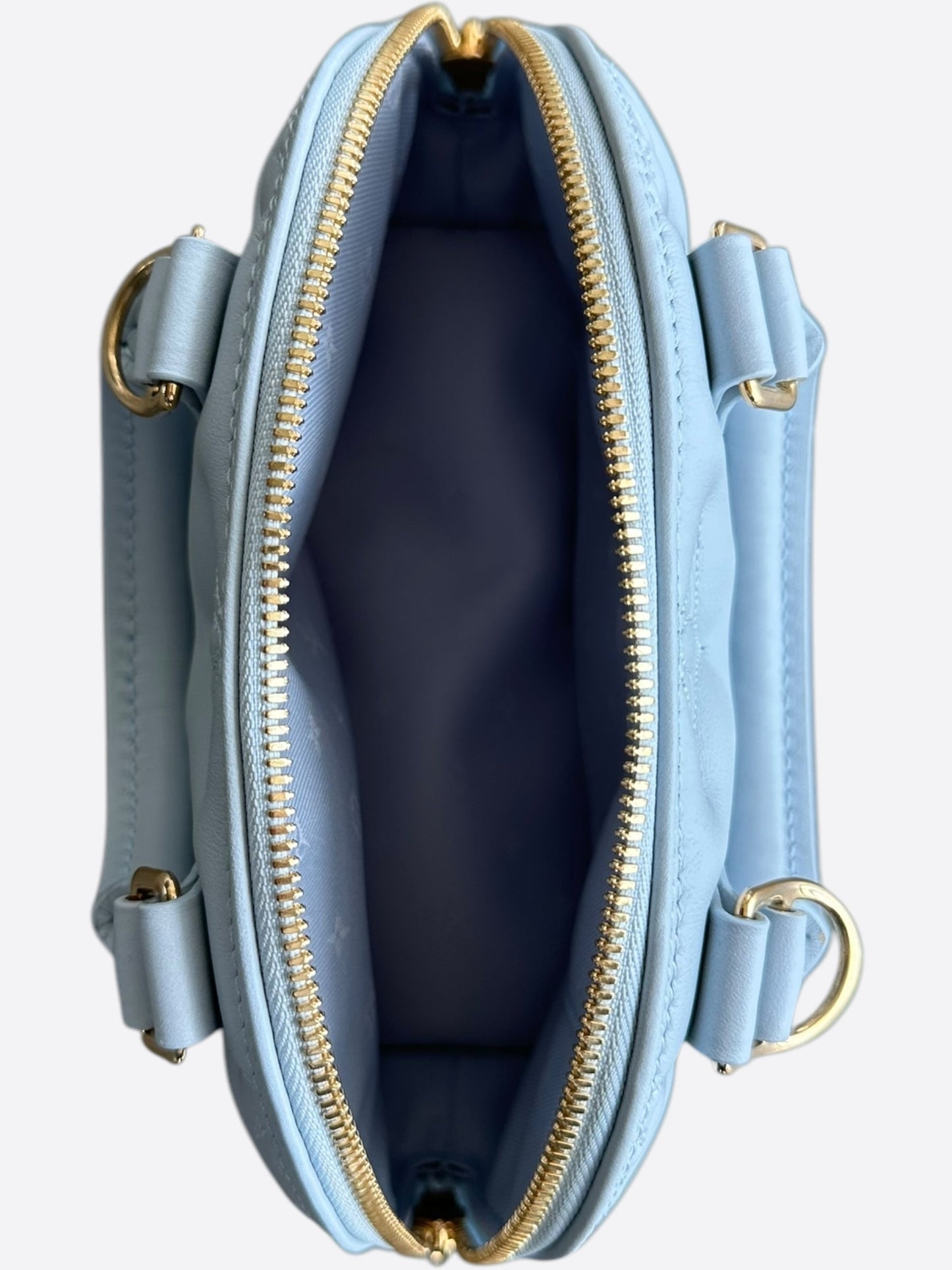 Louis Vuitton Blue Glacier Monogram Alma BB