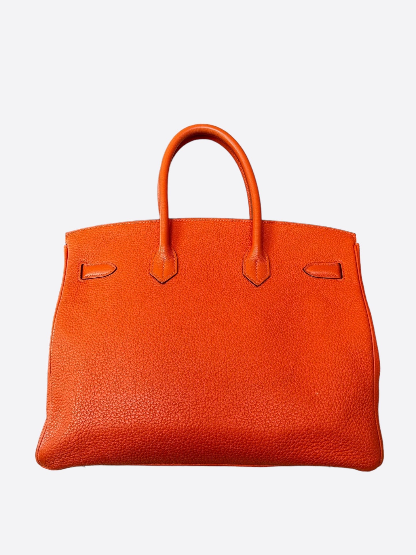 Hermes Orange Togo GHW Birkin 35