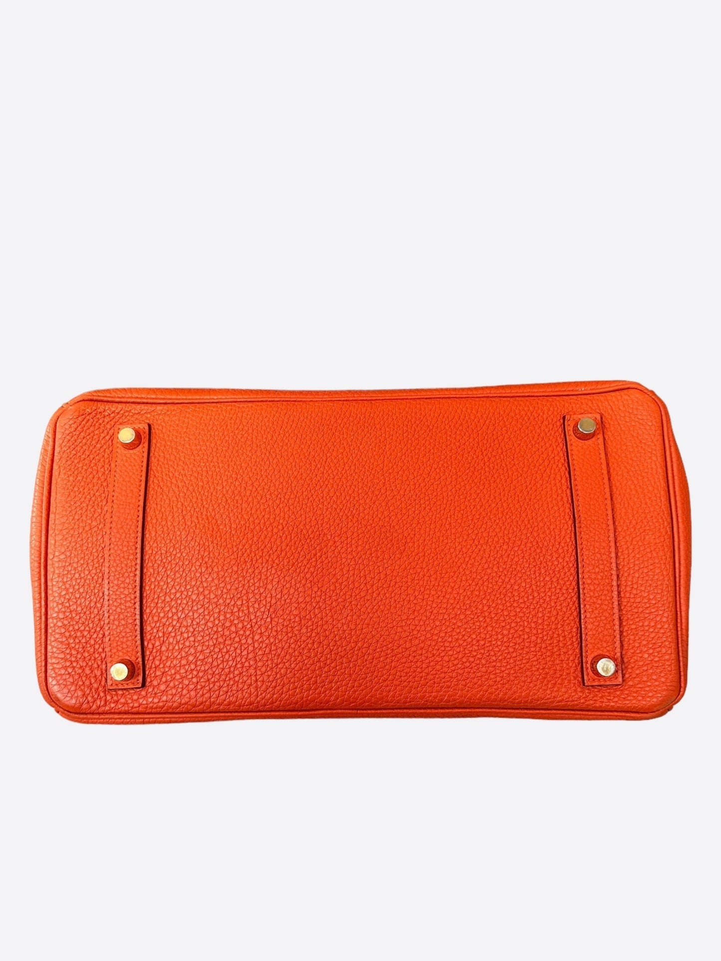 Hermes Orange Togo GHW Birkin 35