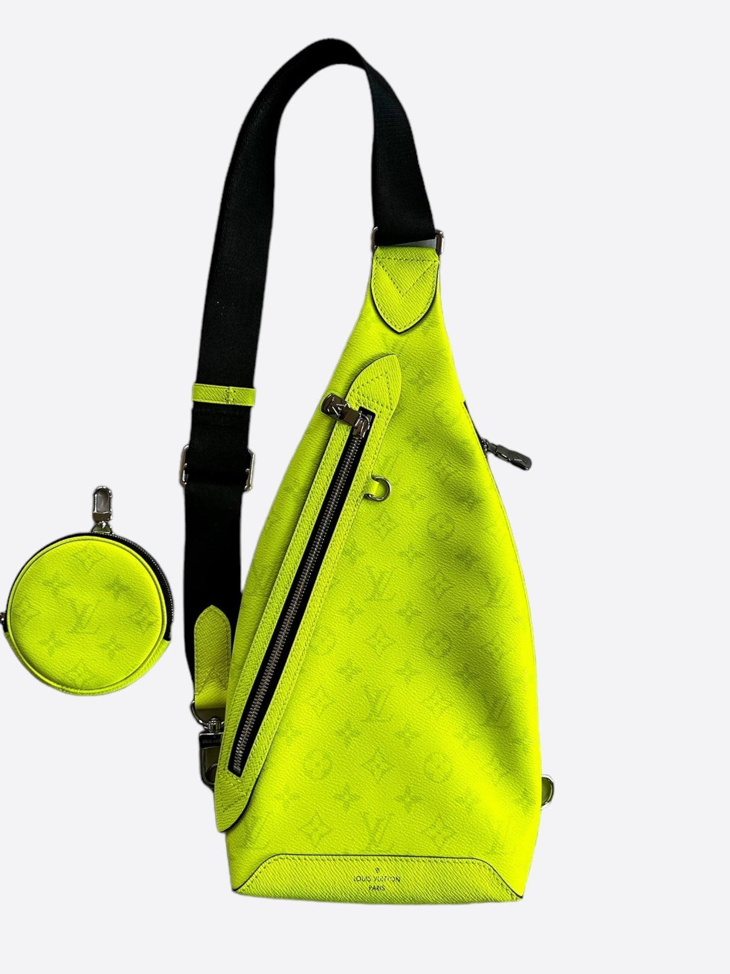 Louis Vuitton Yellow Taigarama Monogram Duo Slingbag
