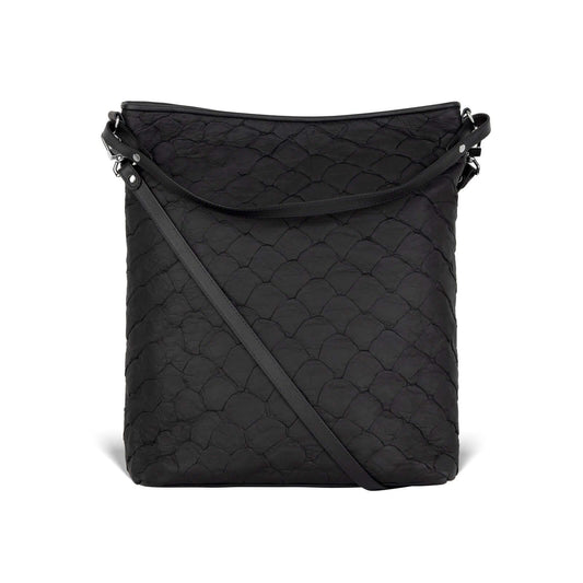 Playa Shoulder Bag - Black Pirarucu