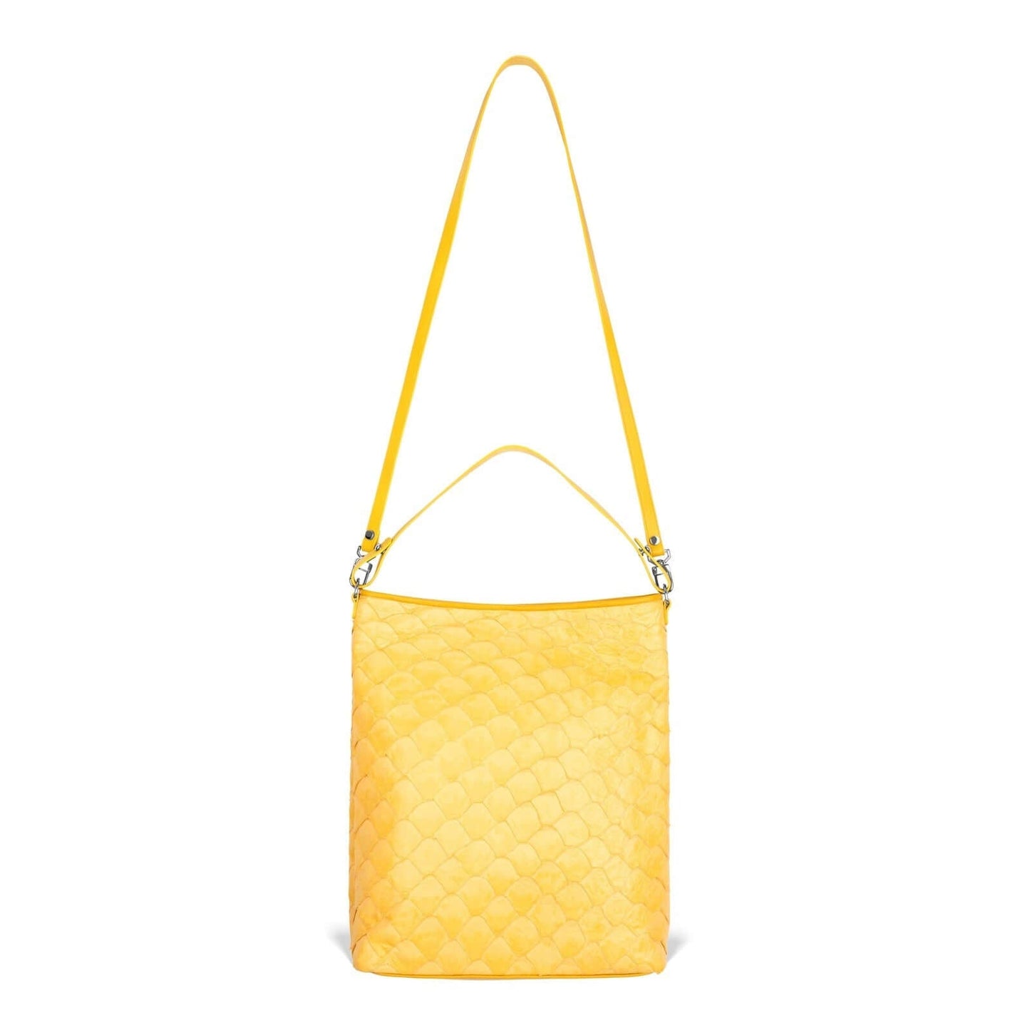 Playa Shoulder Bag - Honey Yellow Pirarucu