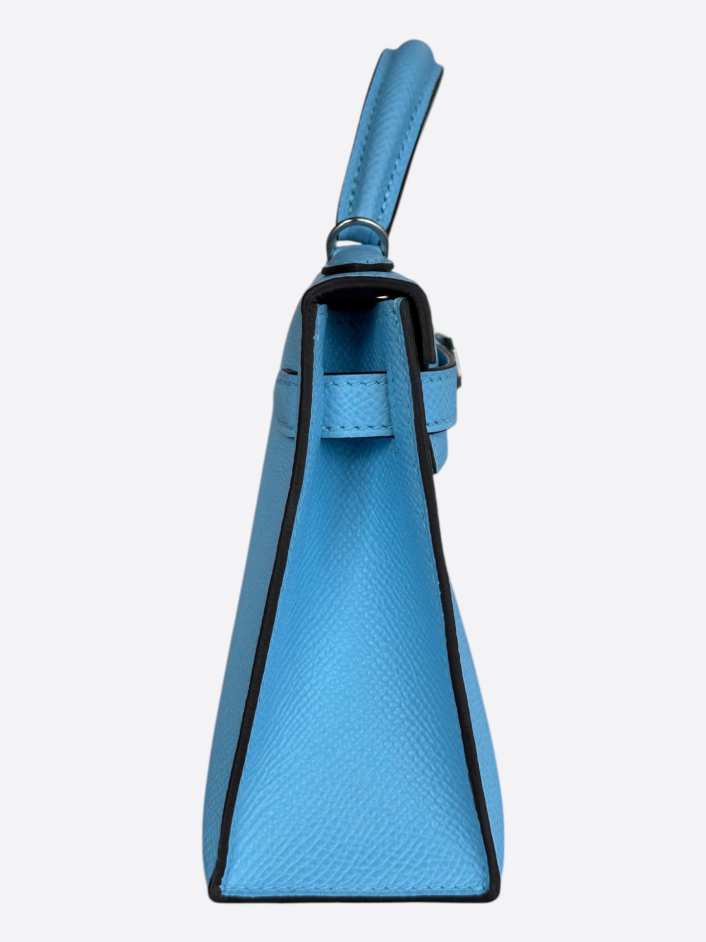 Hermes Blue Celeste Epsom Mini Kelly