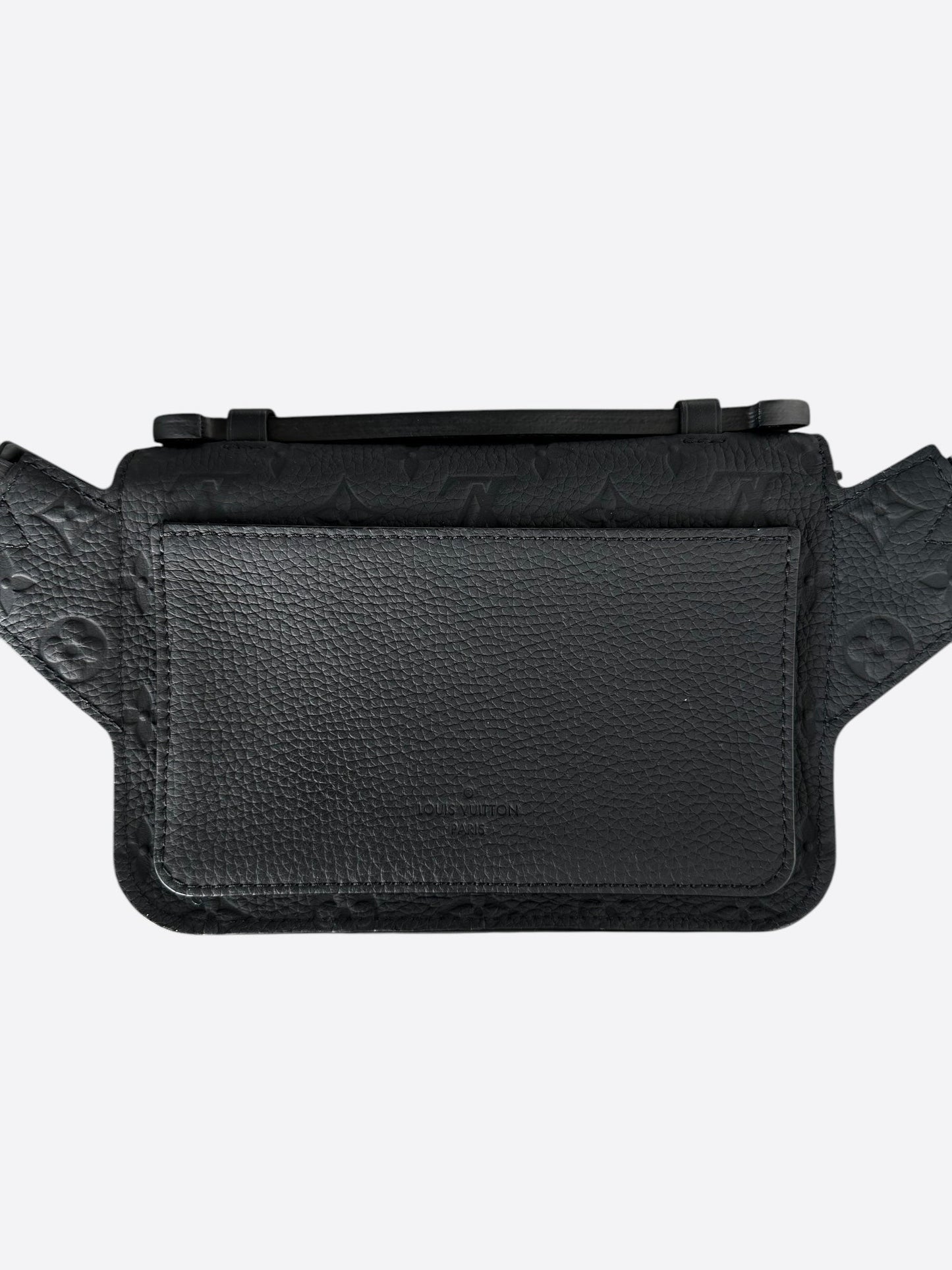 Louis Vuitton Black Taurillon Monogram S-Lock Sling Bag