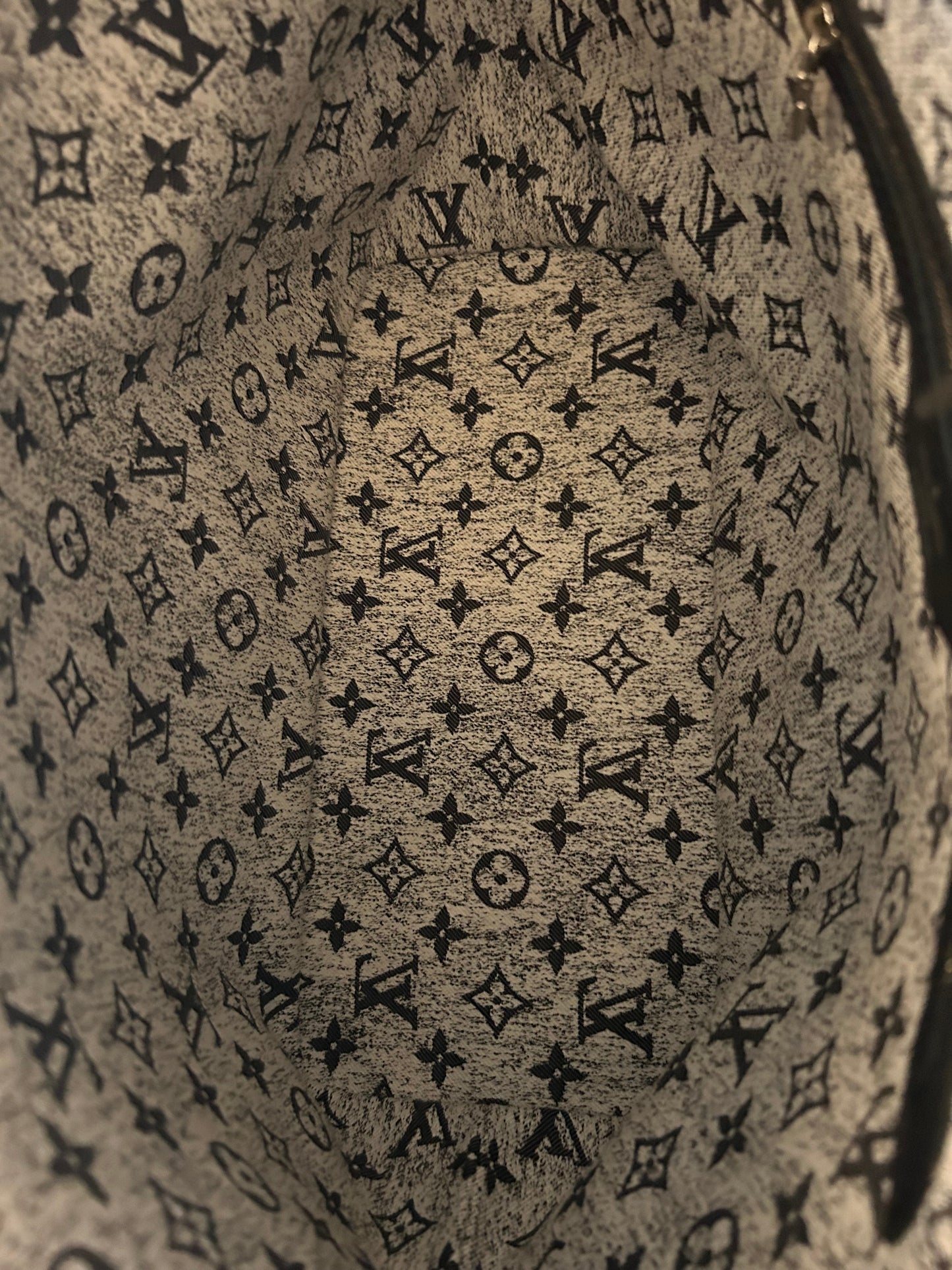 Louis Vuitton Denim Grey & White Neverfull MM