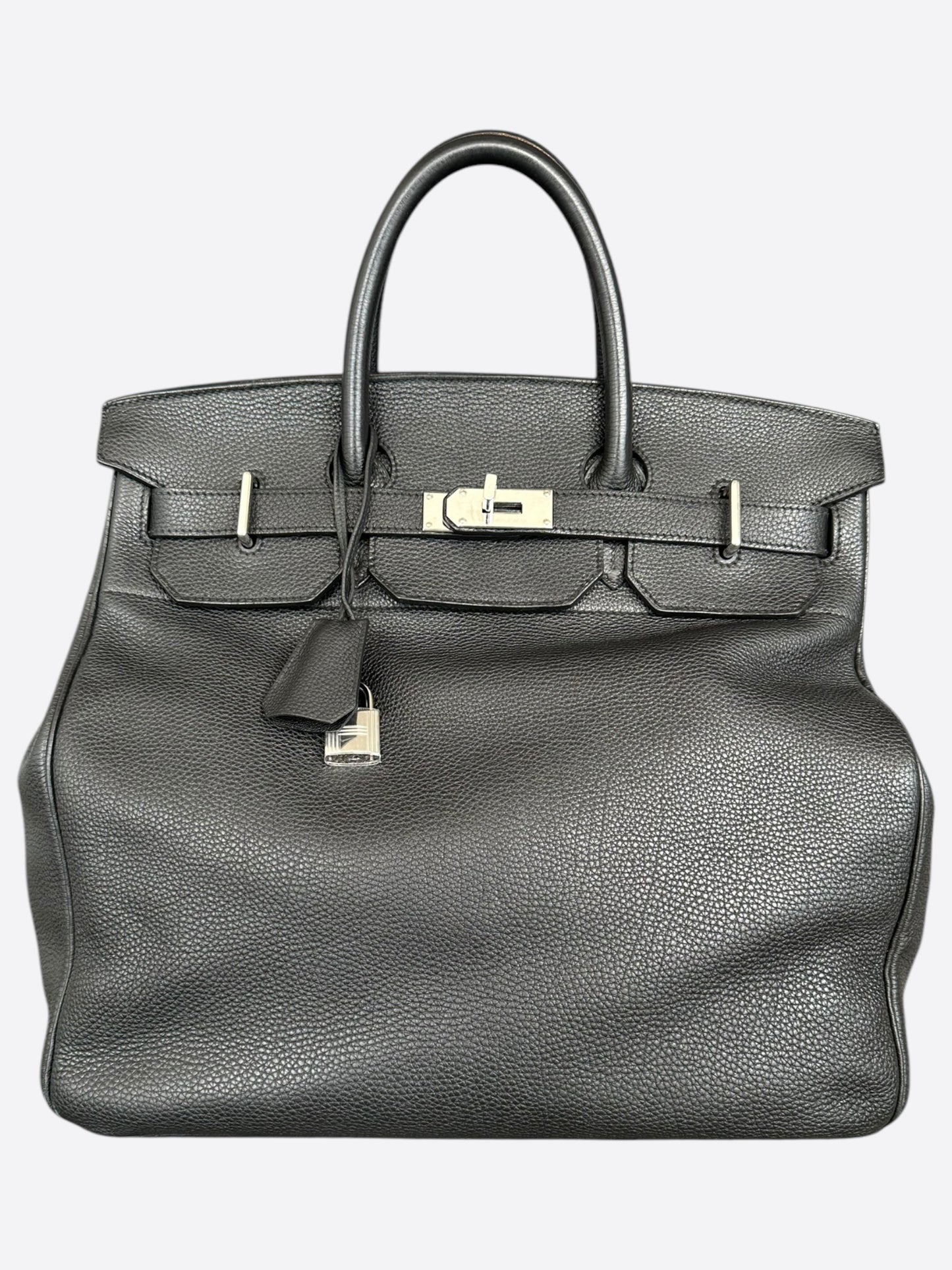Hermes Black Togo Palladium Hac Birkin 40