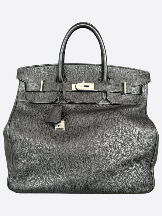 Hermes Black Togo Palladium Hac Birkin 40