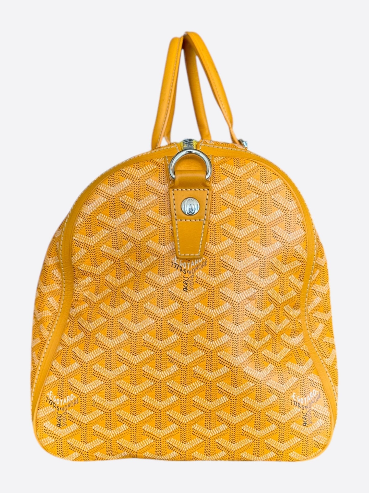 Goyard Yellow Croisiere 40 Duffel Bag