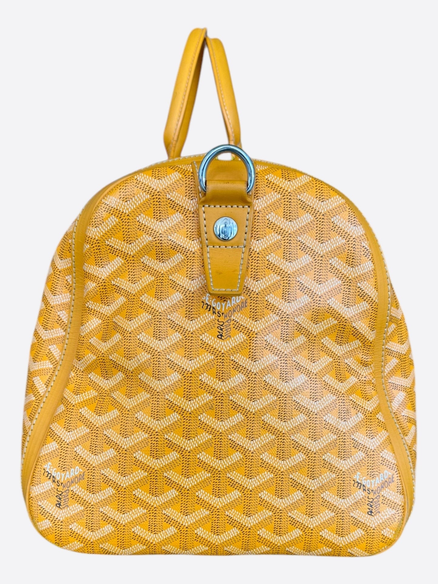 Goyard Yellow Croisiere 40 Duffel Bag