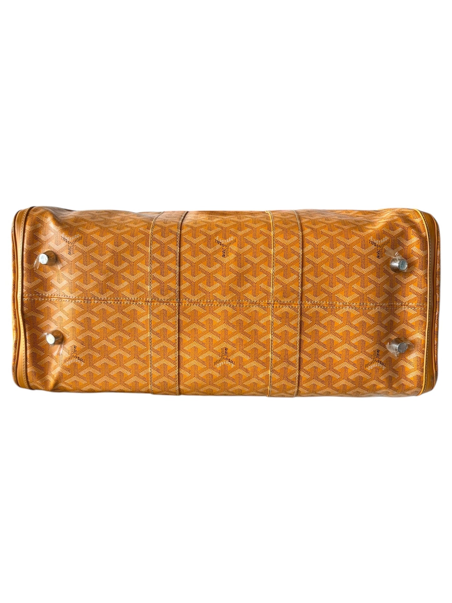 Goyard Yellow Croisiere 40 Duffel Bag
