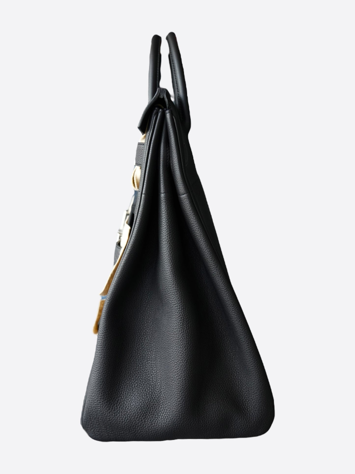 Hermes Black Togo Multipocket Hac Birkin 50
