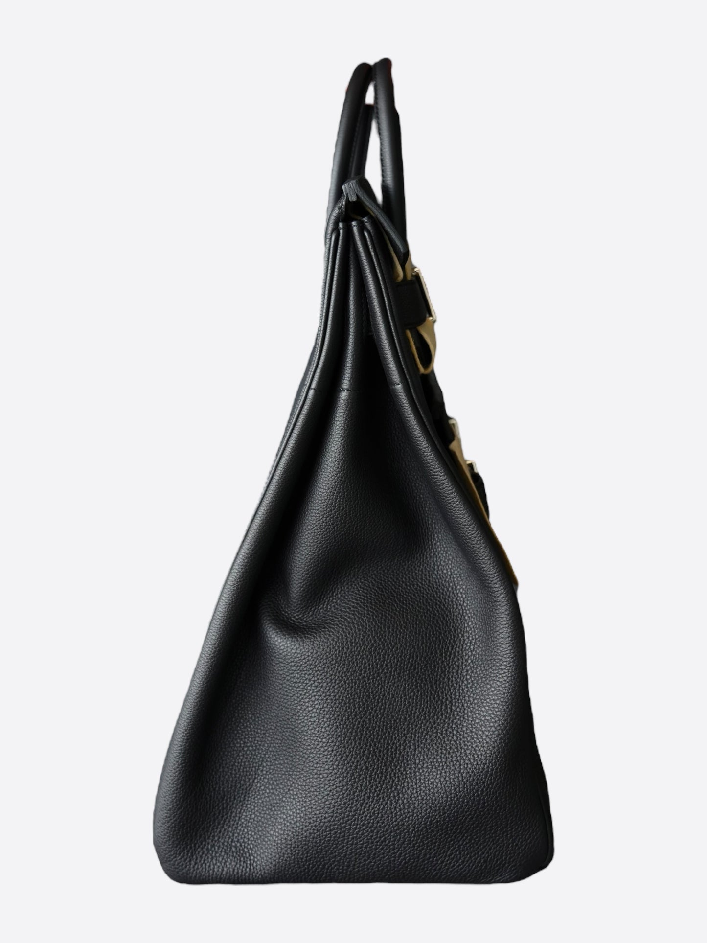 Hermes Black Togo Multipocket Hac Birkin 50
