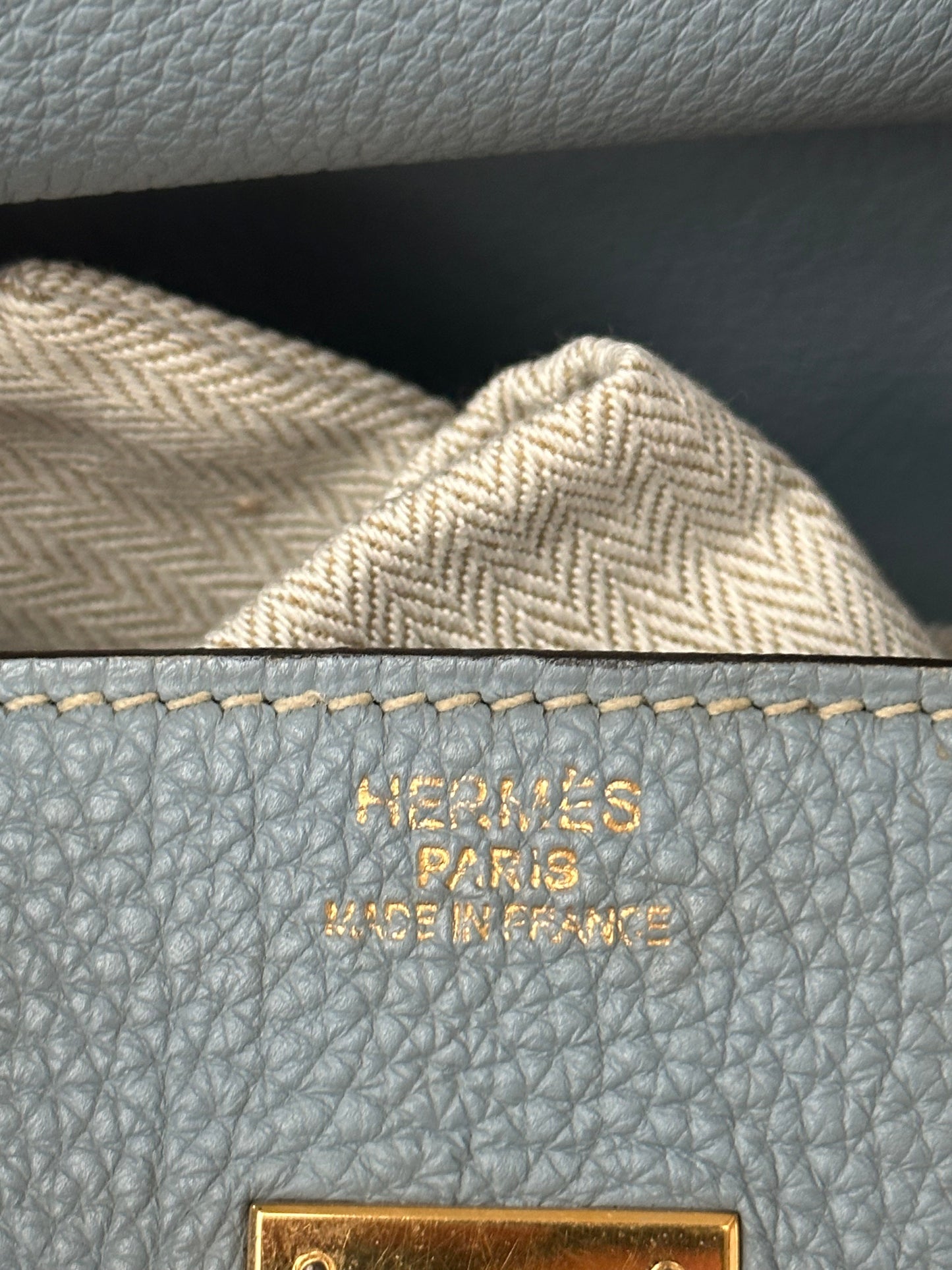Hermes Blue Togo Birkin 35