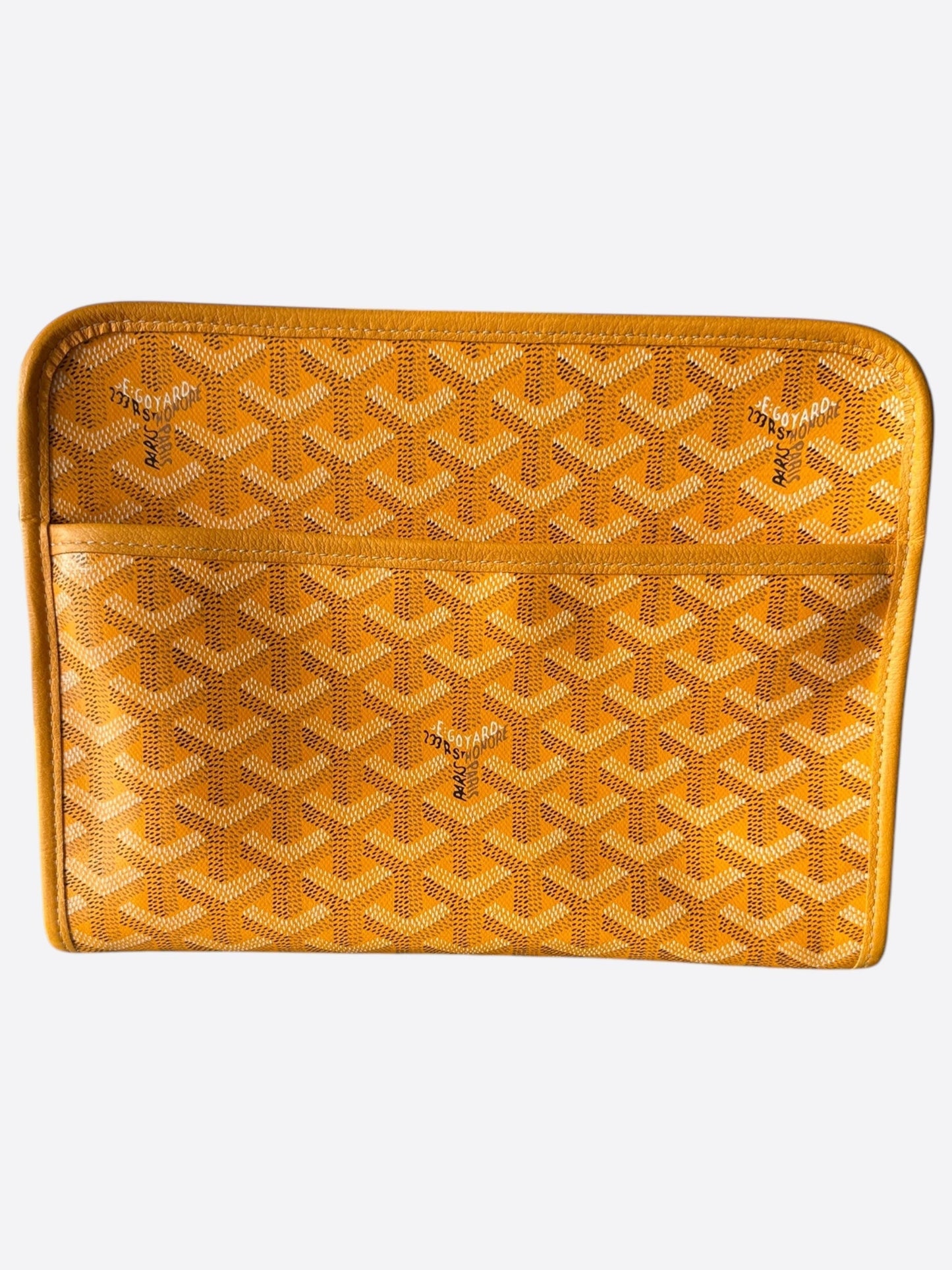 Goyard Yellow Jouvence MM Toiletry Bag