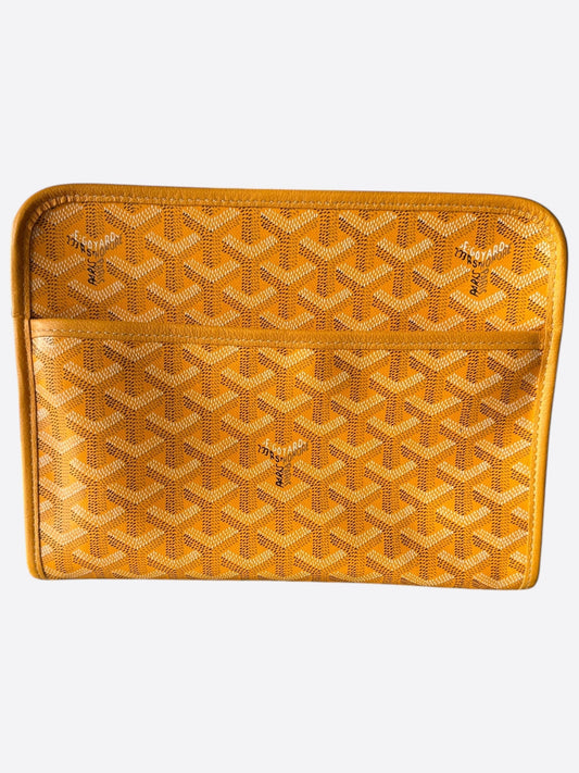 Goyard Yellow Jouvence MM Toiletry Bag