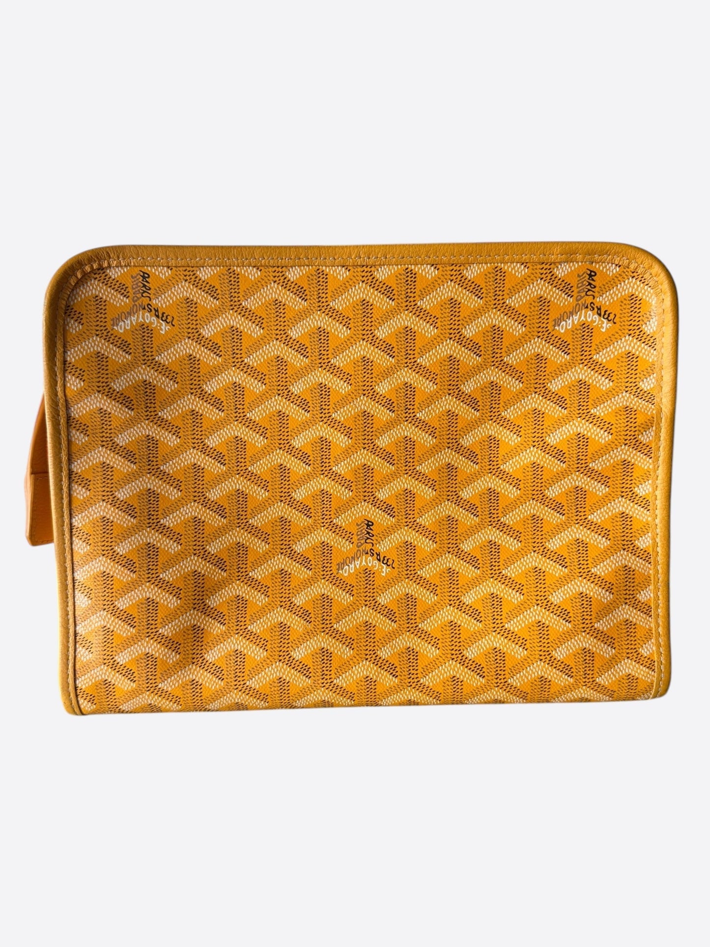 Goyard Yellow Jouvence MM Toiletry Bag