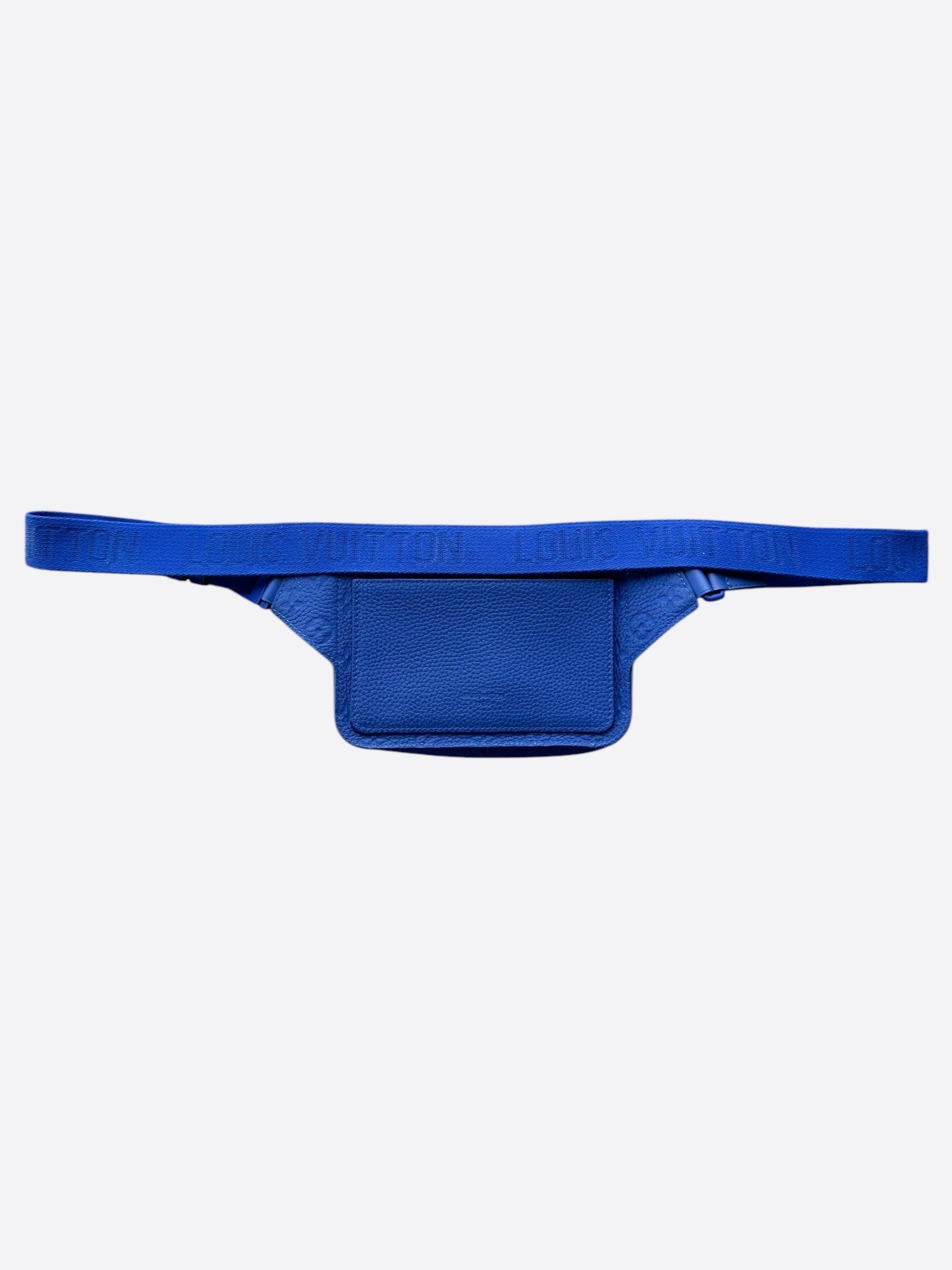 Louis Vuitton Blue Taurillon Monogram S-Lock Sling Bag