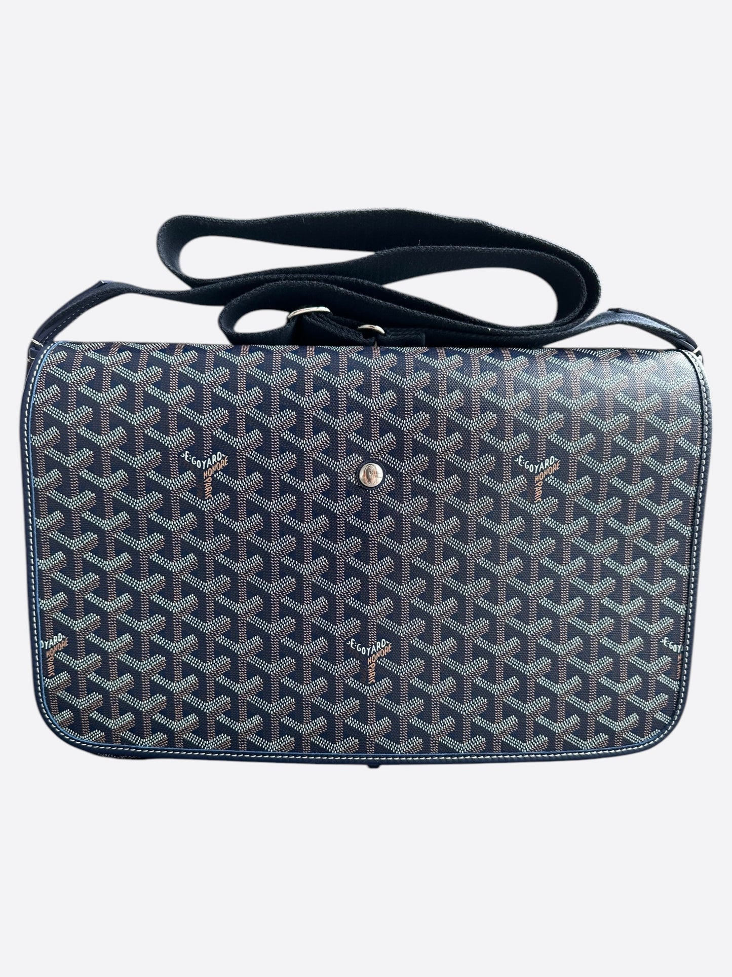 Goyard Navy Capetien MM Messenger Bag