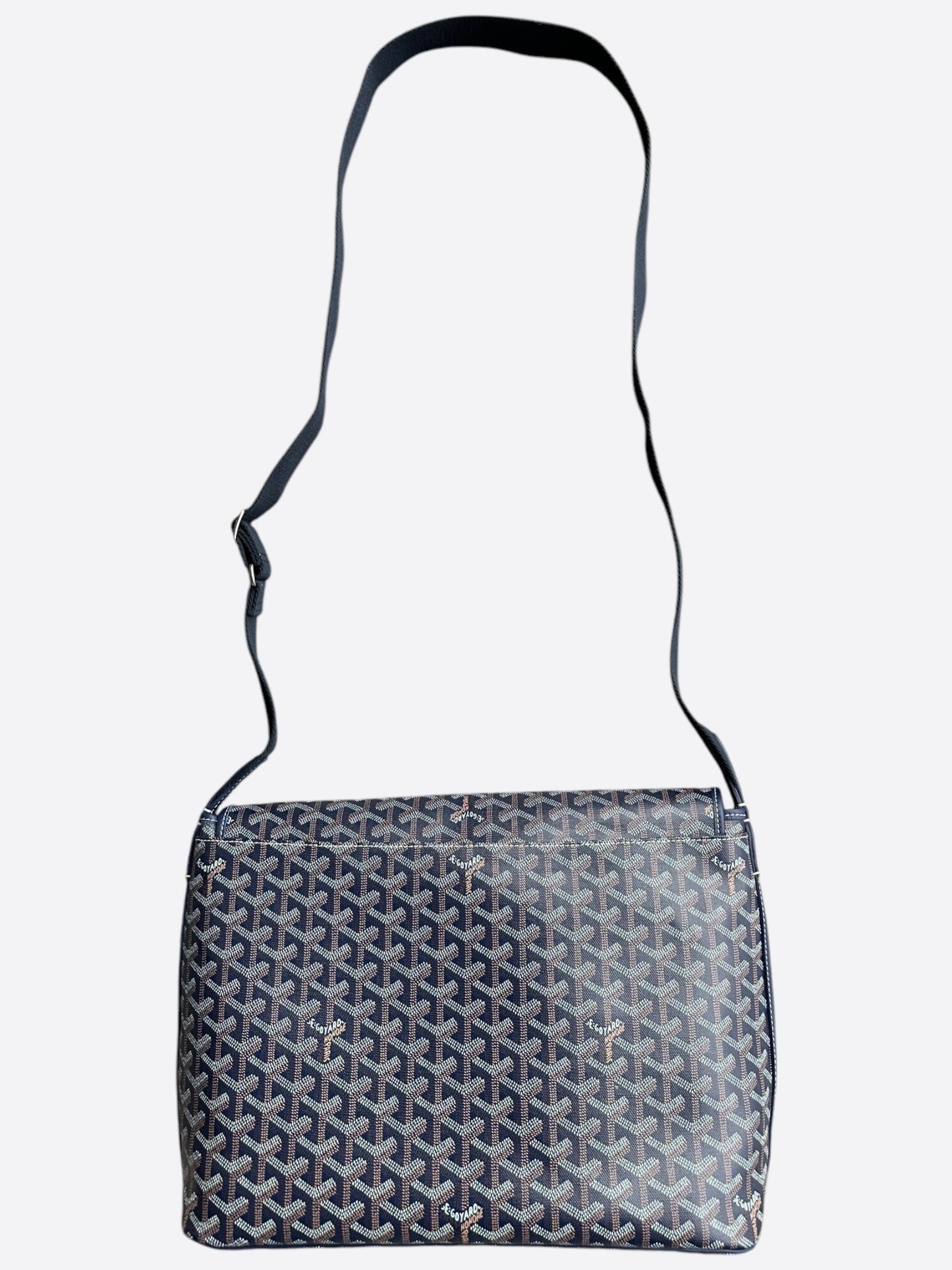 Goyard Navy Capetien MM Messenger Bag