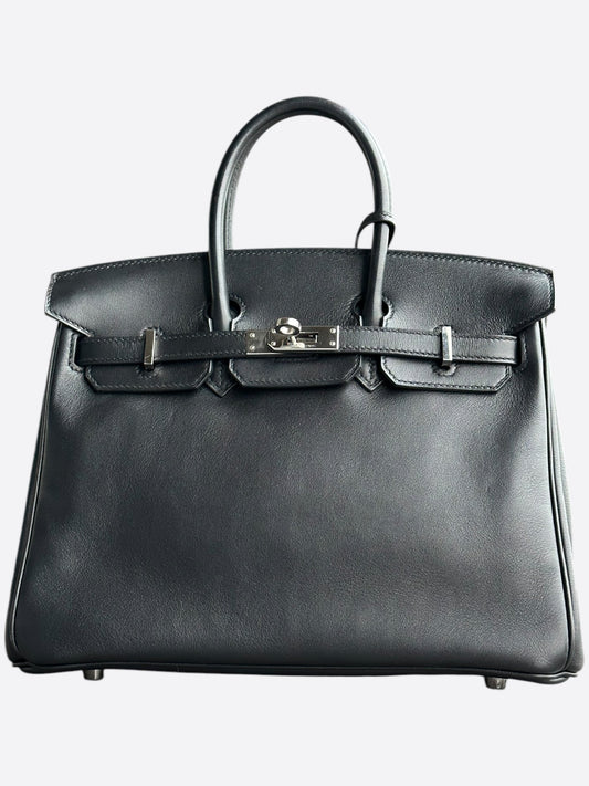 Hermes Black Swift Birkin 25