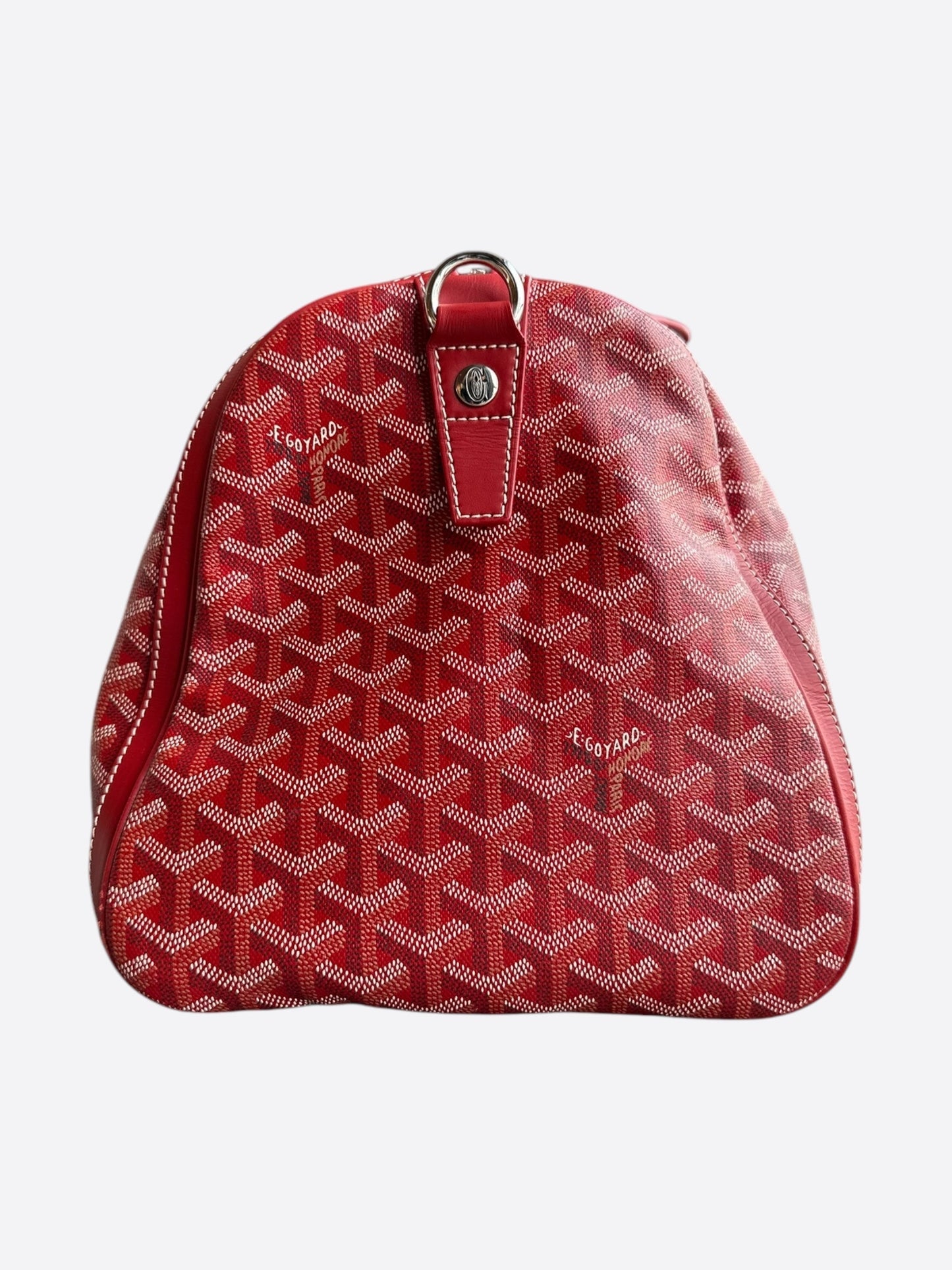 Goyard Red Croisiere 40 Duffel Bag